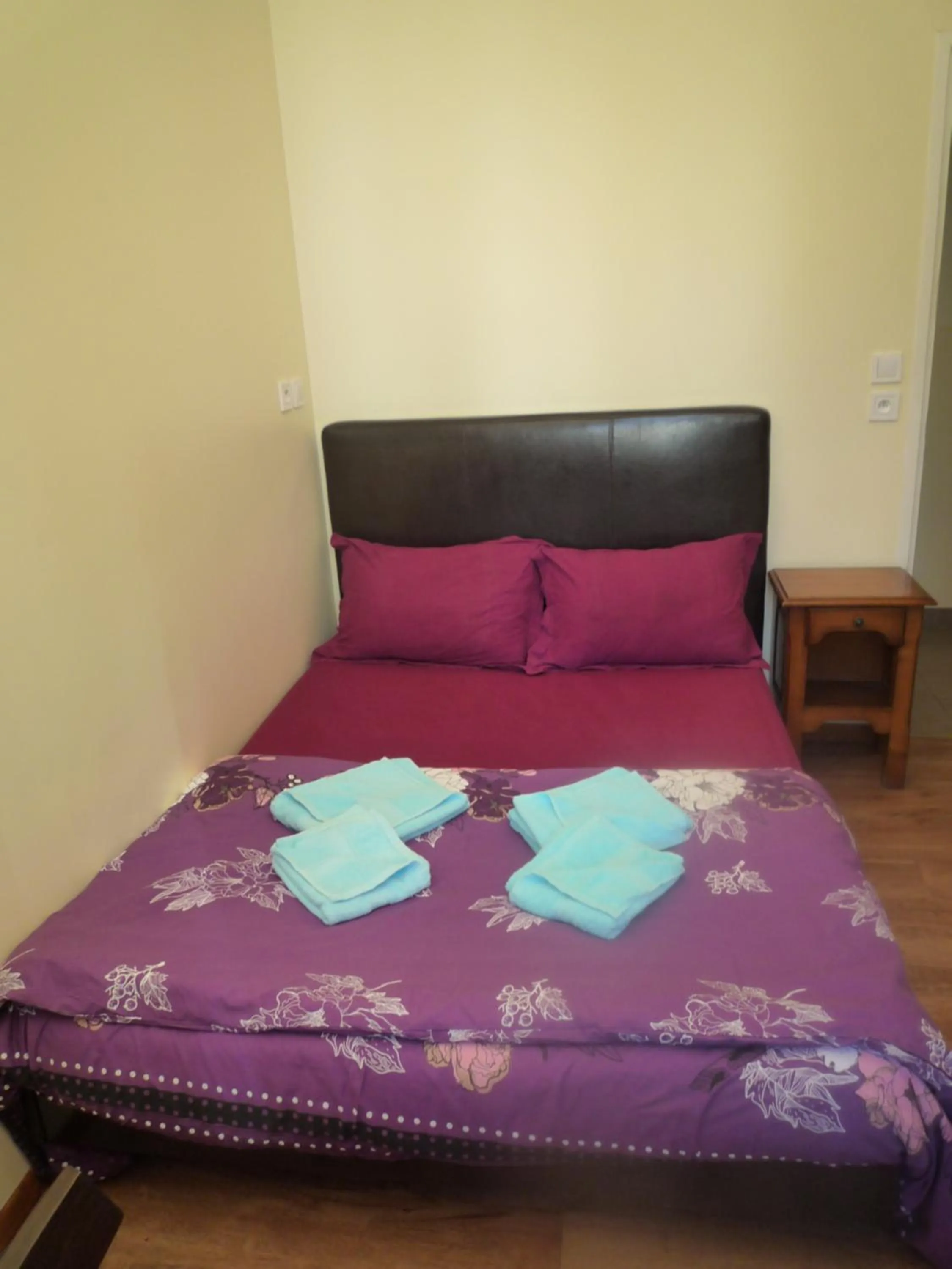 Bed in Hôtel Lyonnais