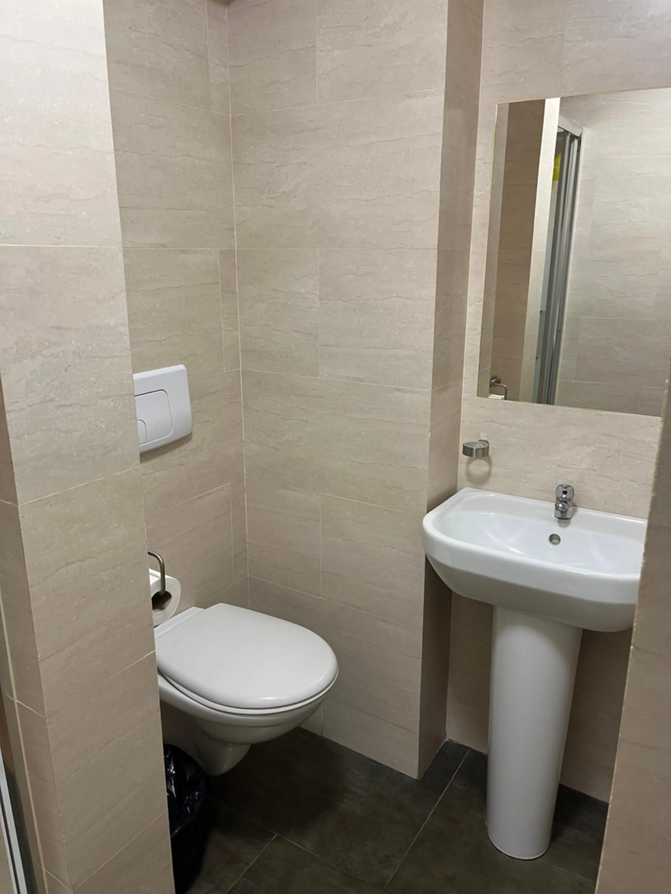 Toilet in Hôtel Lyonnais