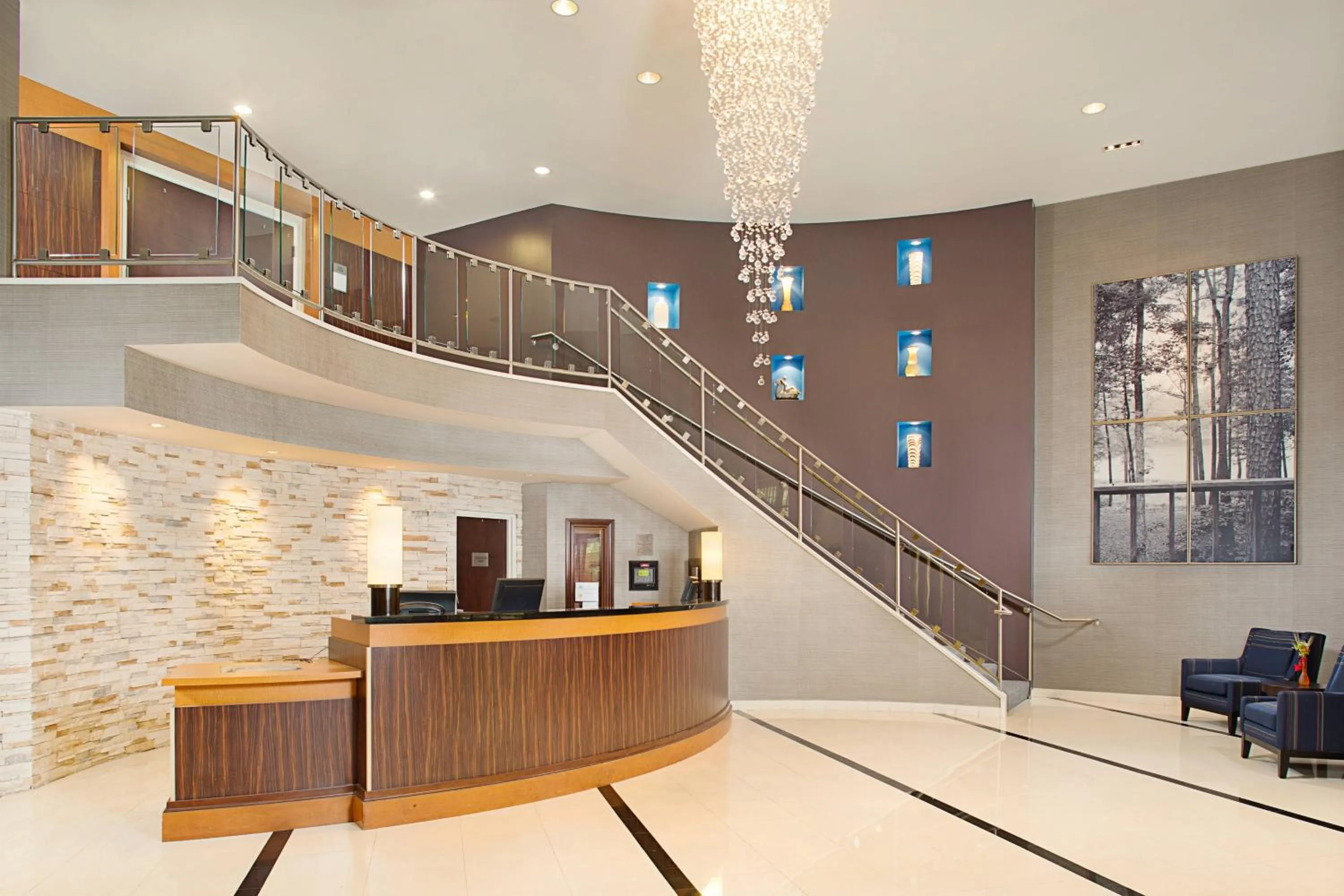 Lobby or reception in Courtyard Montvale