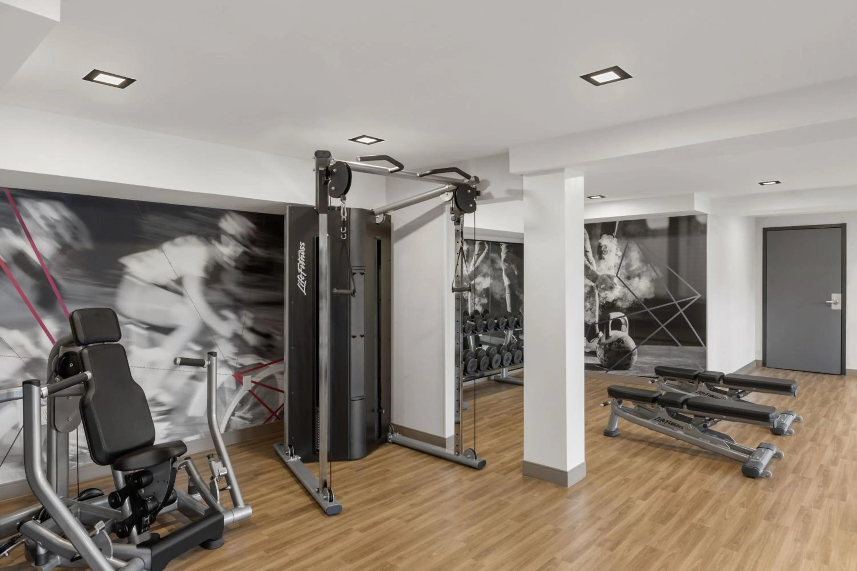 Fitness centre/facilities in Marriott Saddle Brook