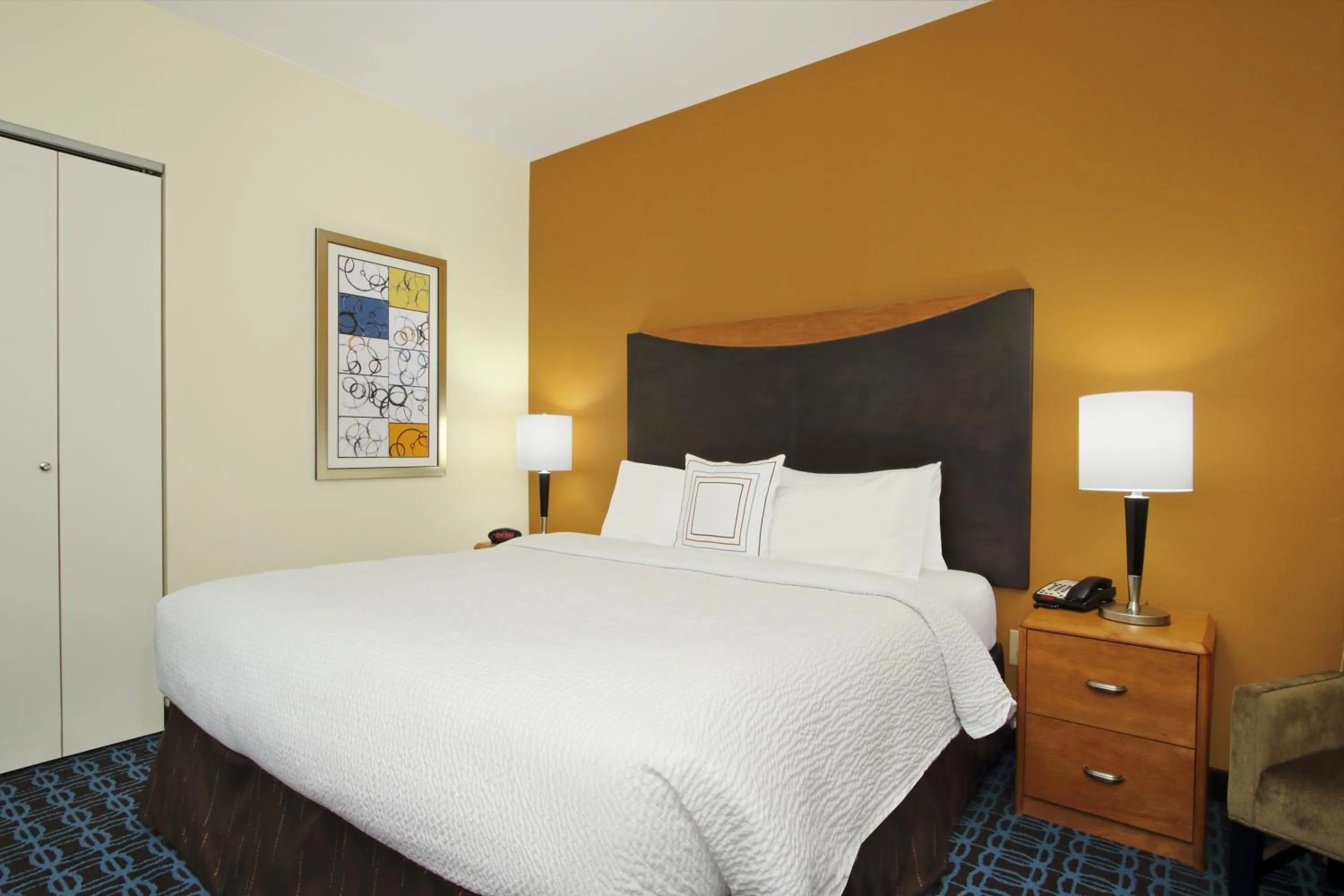 Bedroom, Bed in Fairfield Inn & Suites Fresno Clovis
