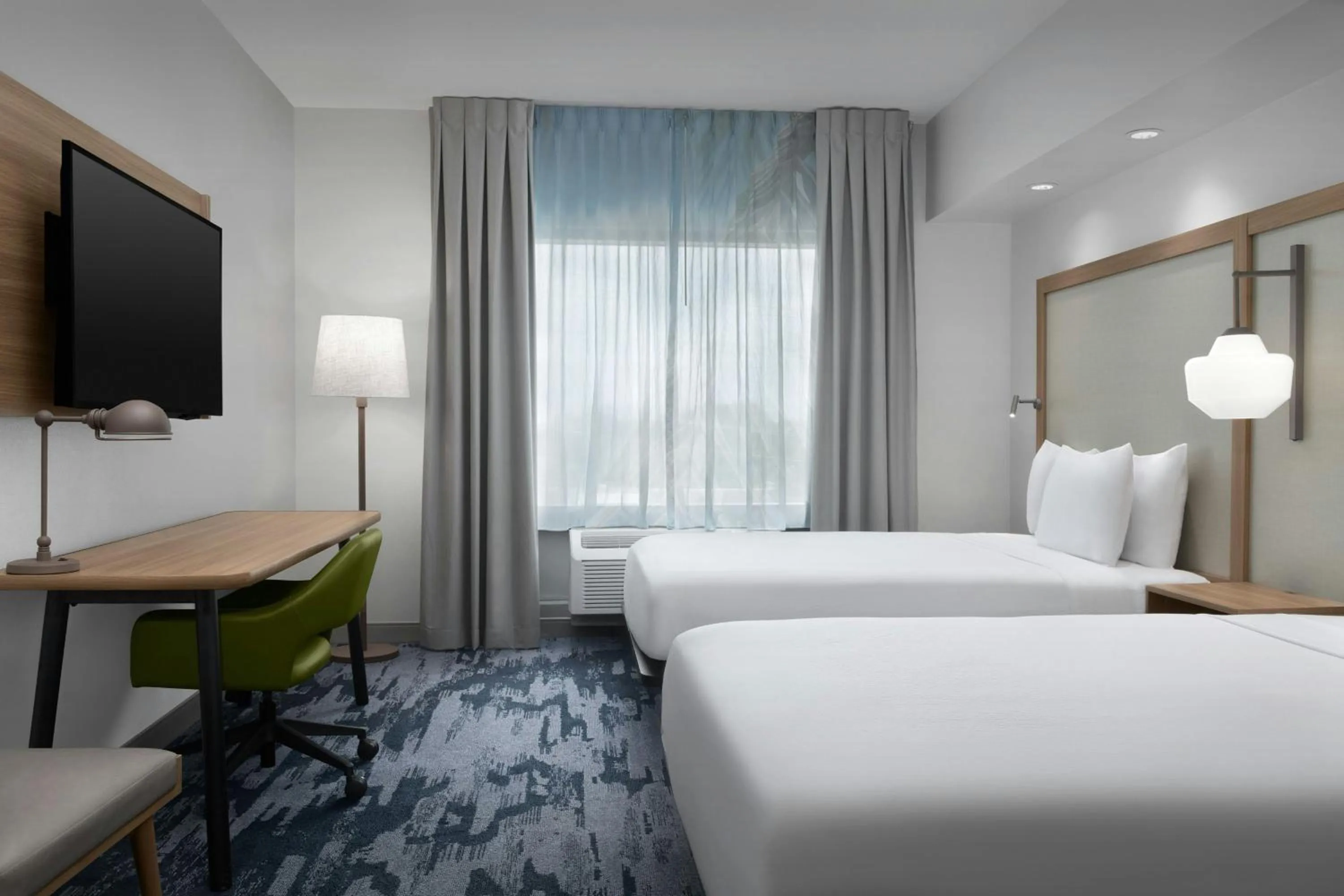 Photo of the whole room, Bed in Fairfield Inn & Suites Fort Lauderdale Airport & Cruise Port