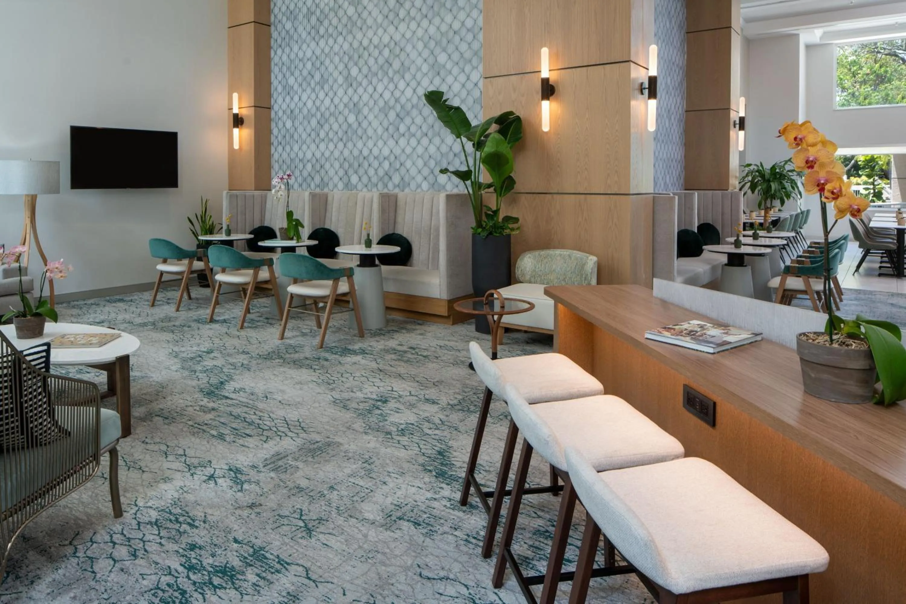 Lobby or reception in SpringHill Suites Fort Lauderdale Airport