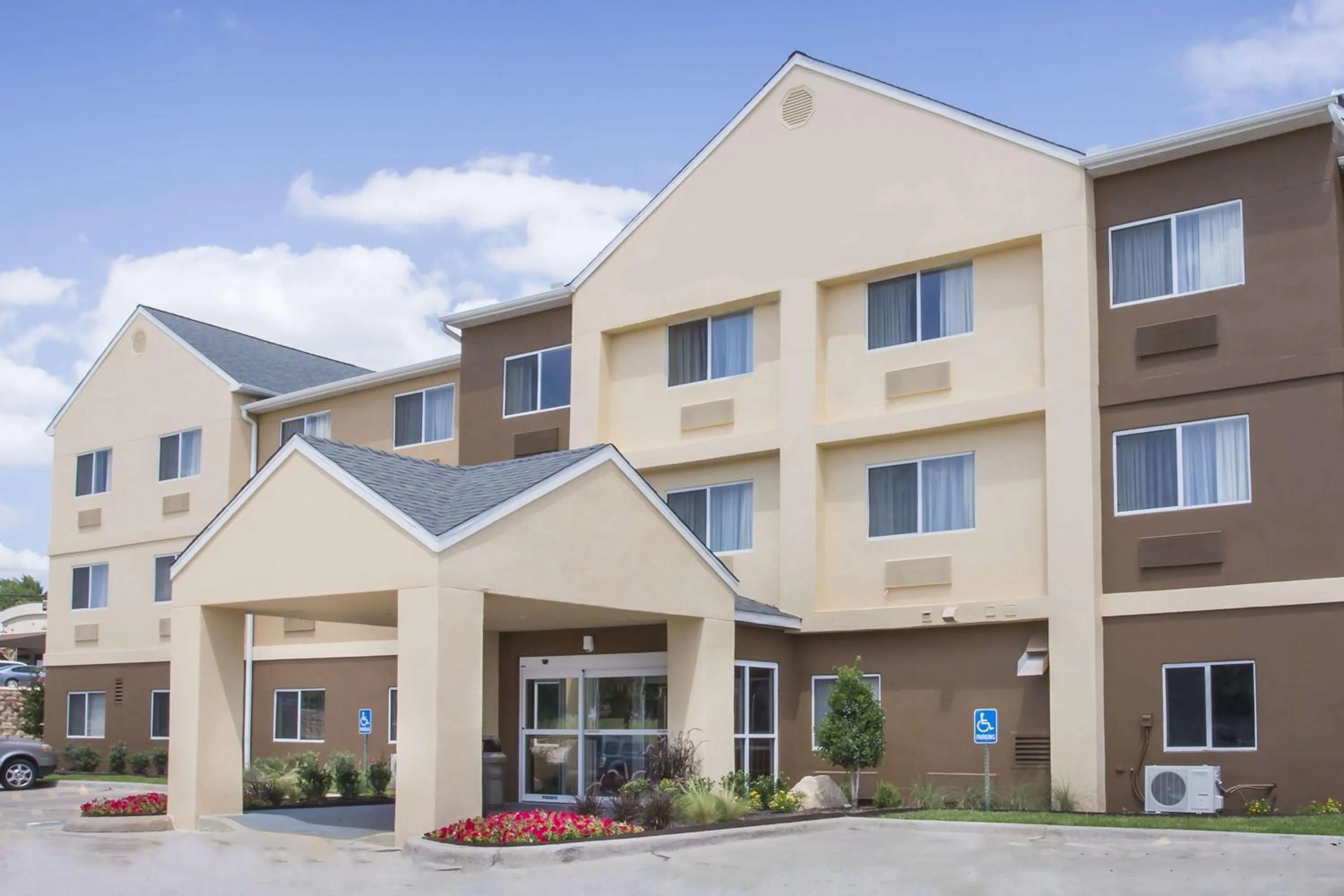 Property building in AmericInn by Wyndham Topeka