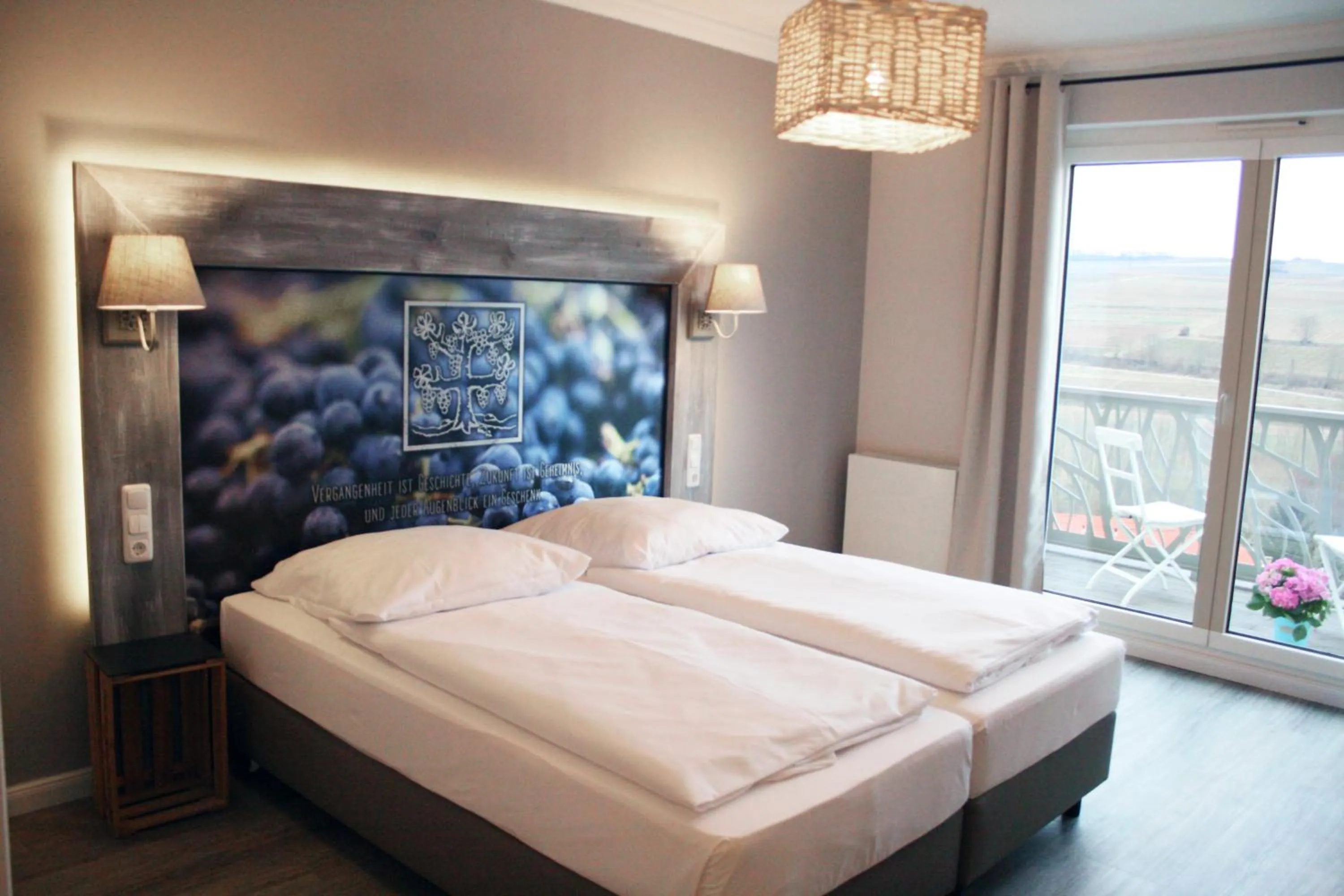 Bed in Winzerhotel Trautwein