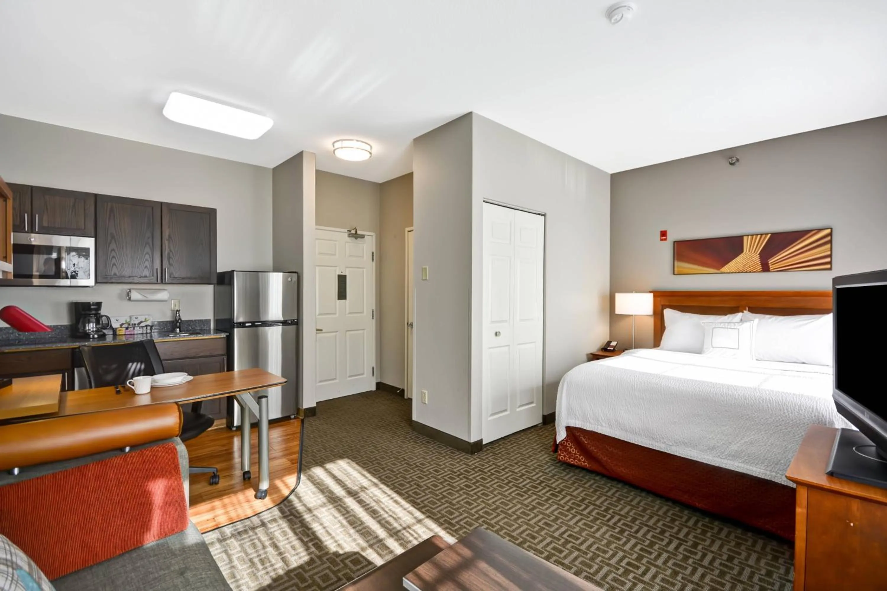 Photo of the whole room, Bed in TownePlace Suites Sioux Falls