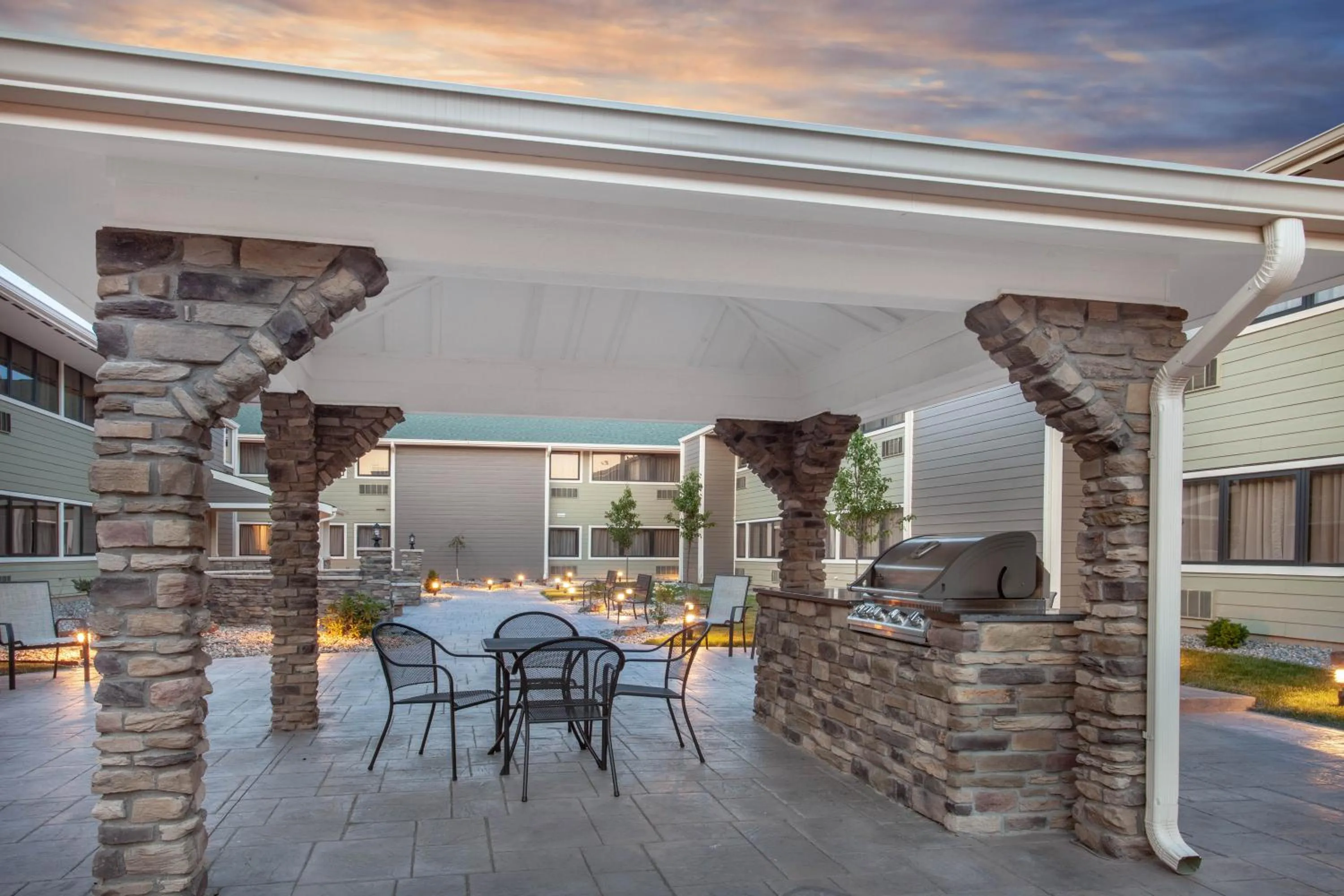 Patio in Wyndham Garden Fort Wayne