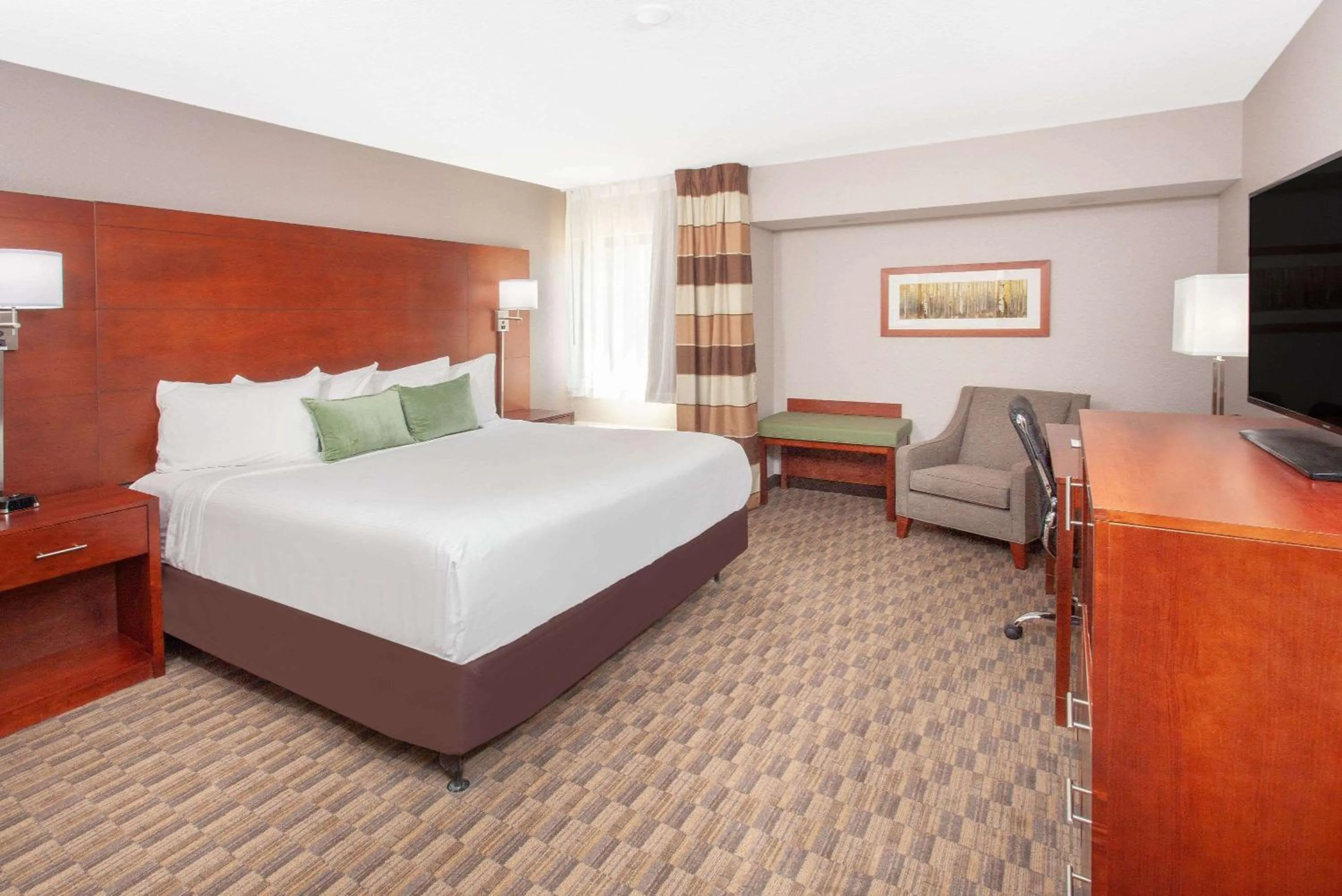 Photo of the whole room, Bed in Wyndham Garden Fort Wayne