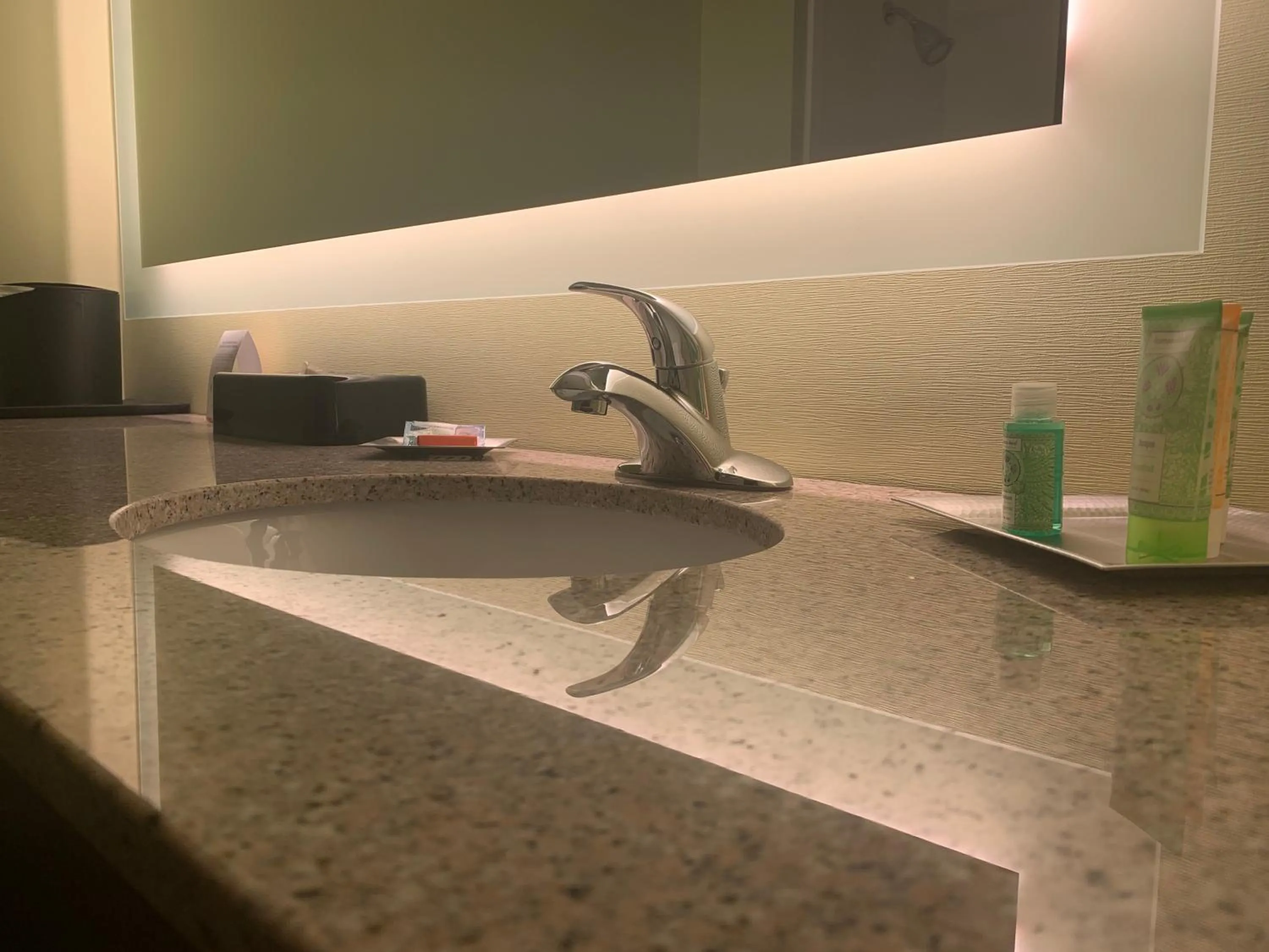 Bathroom in Wyndham Garden Fort Wayne