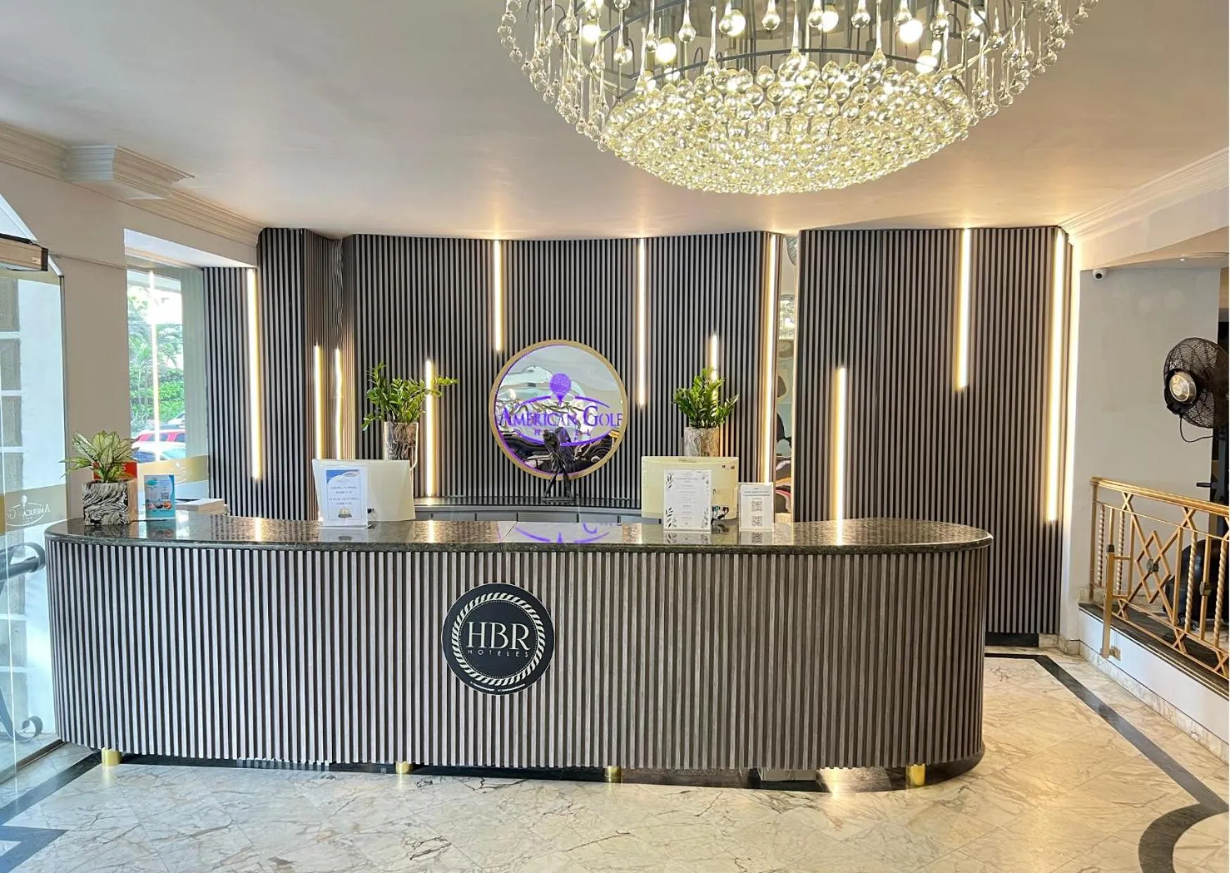 Lobby or reception in Hotel American Golf