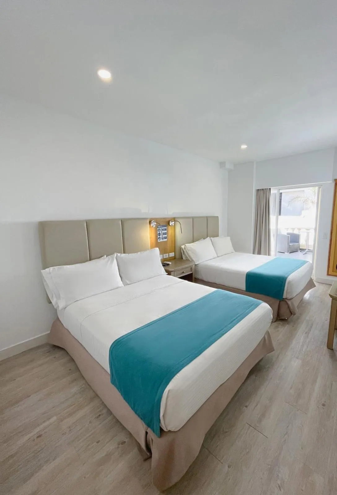 Bed in Hotel American Golf