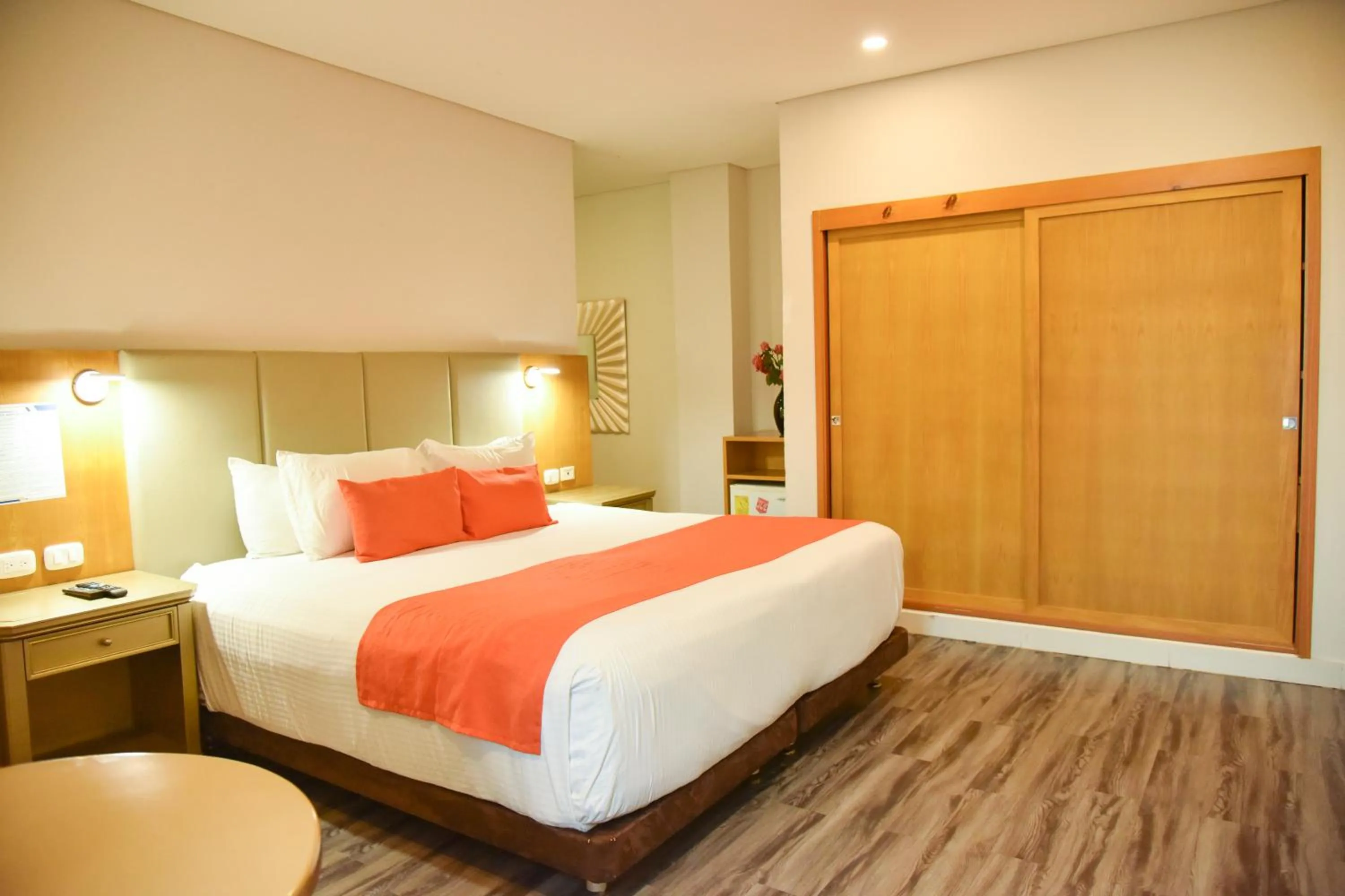 Bed in Hotel American Golf