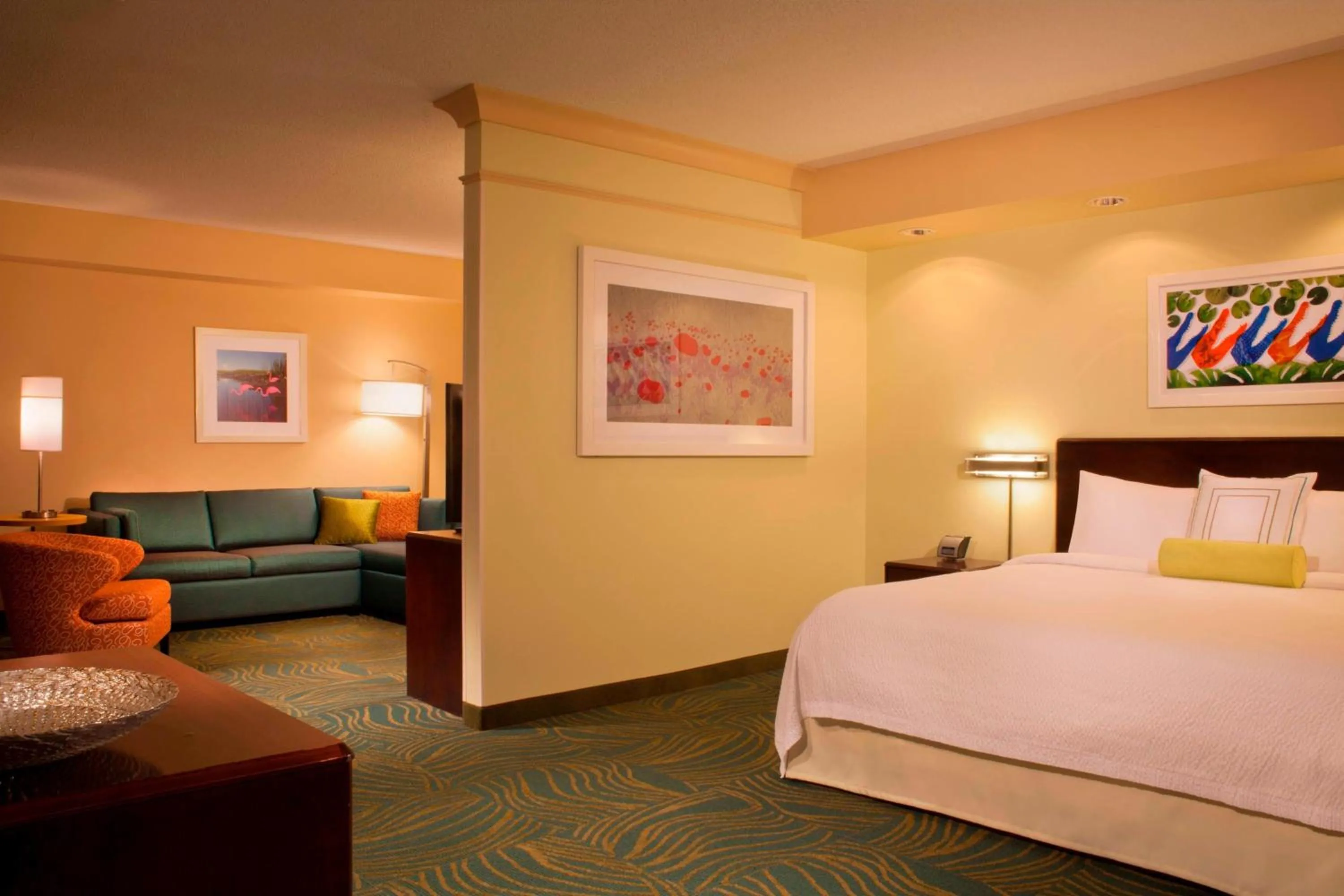 Bedroom, Bed in SpringHill Suites Gainesville