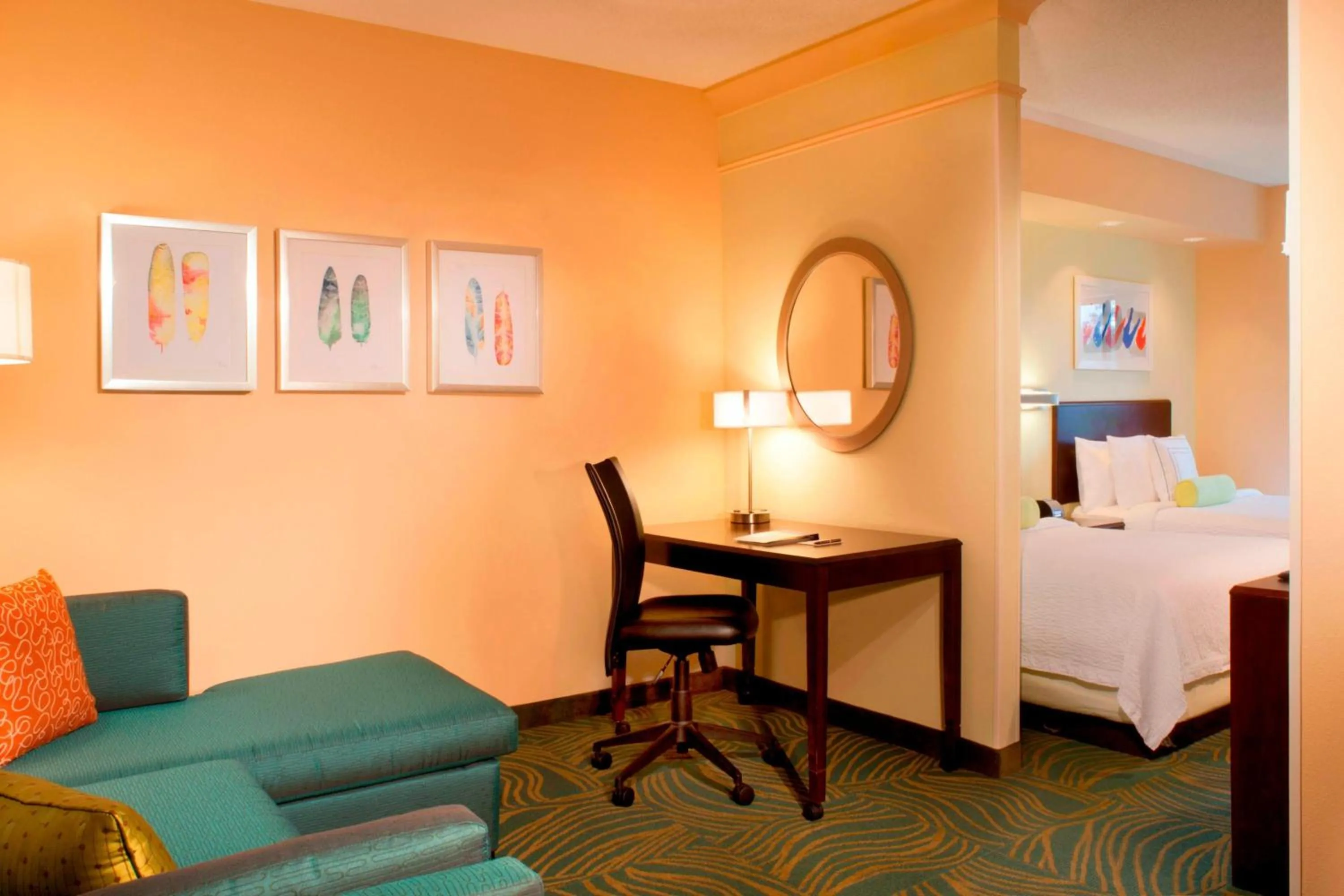 Bedroom, Bed in SpringHill Suites Gainesville