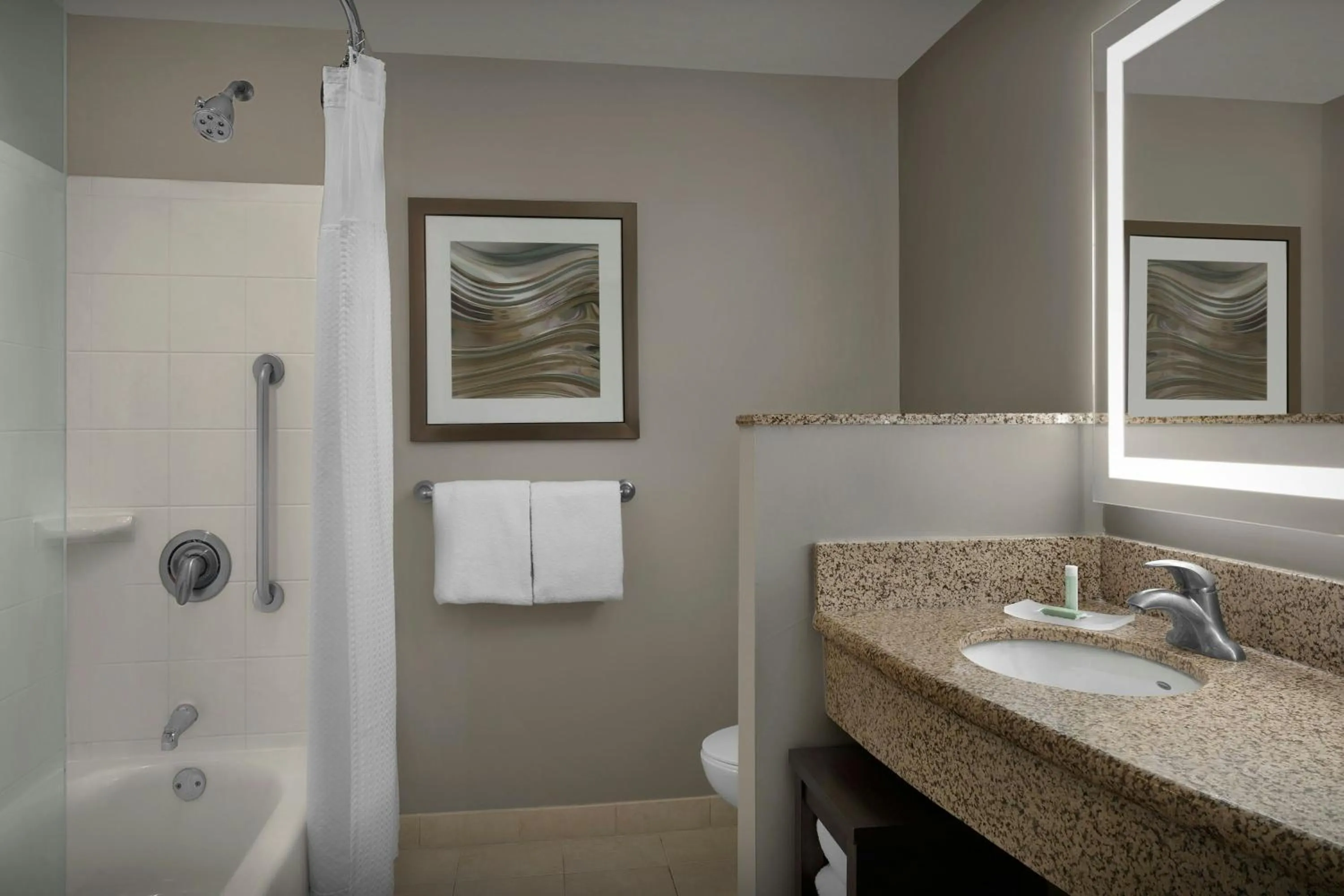 Bathroom in Courtyard Greensboro Airport