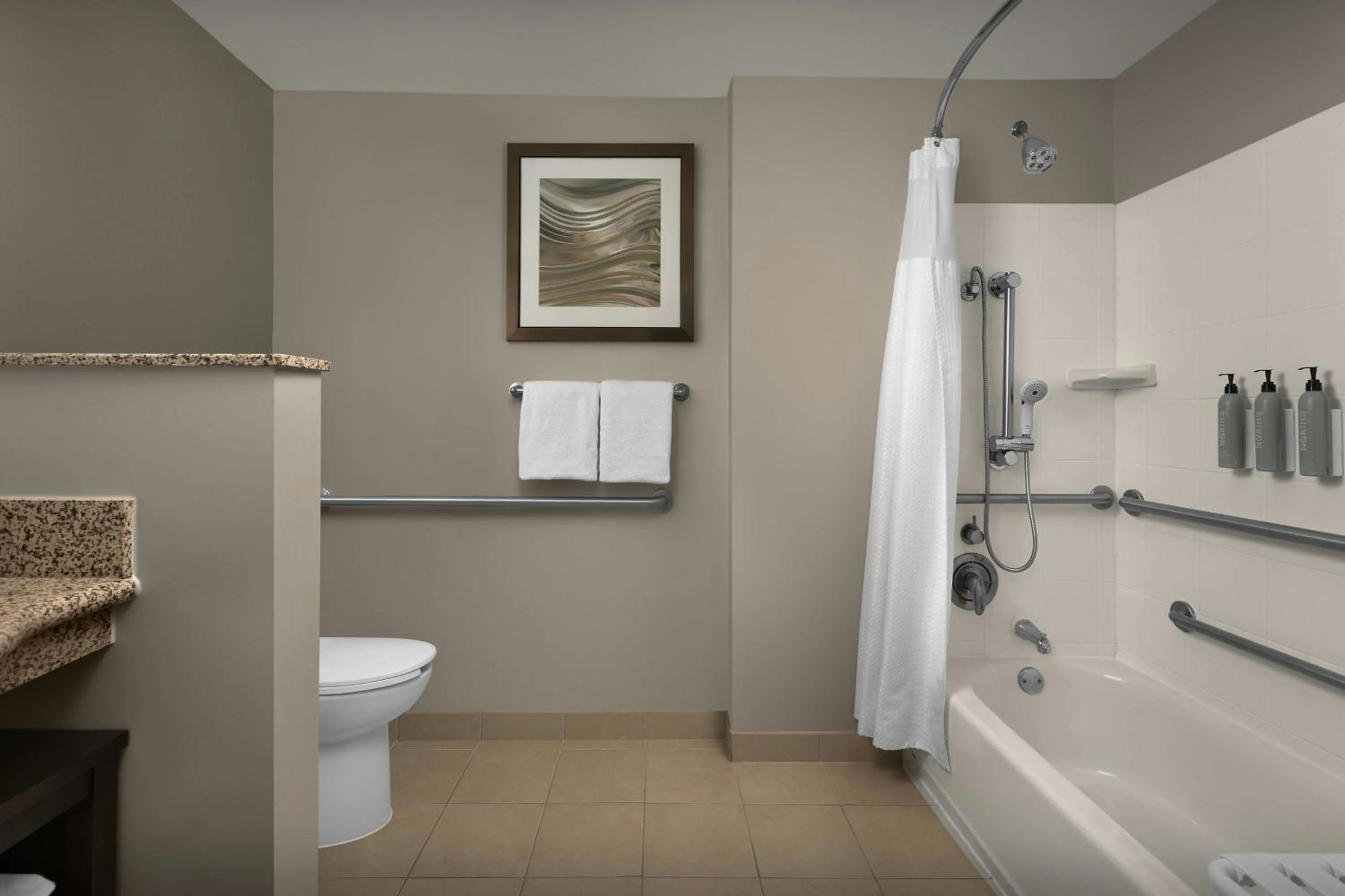 Bathroom in Courtyard Greensboro Airport