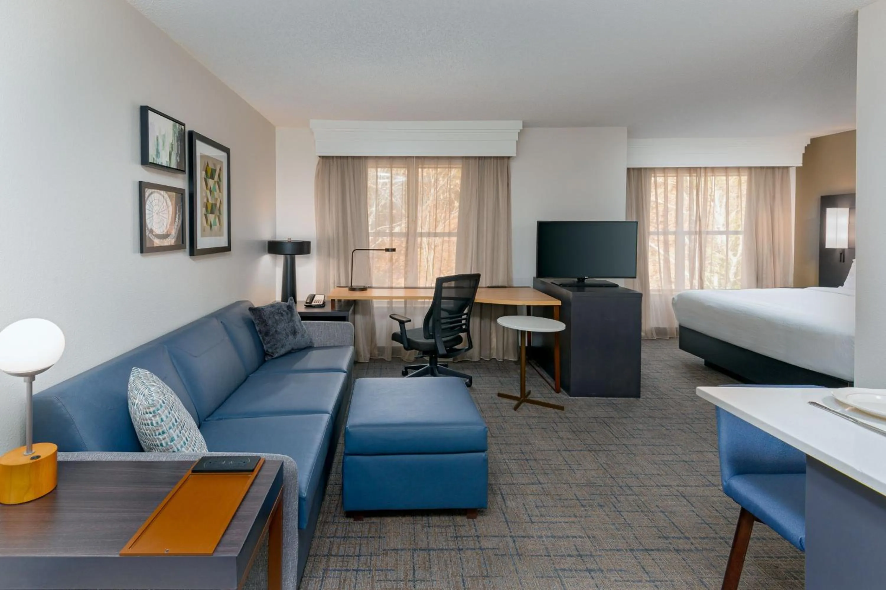 Living room in Residence Inn Greenville-Spartanburg Airport