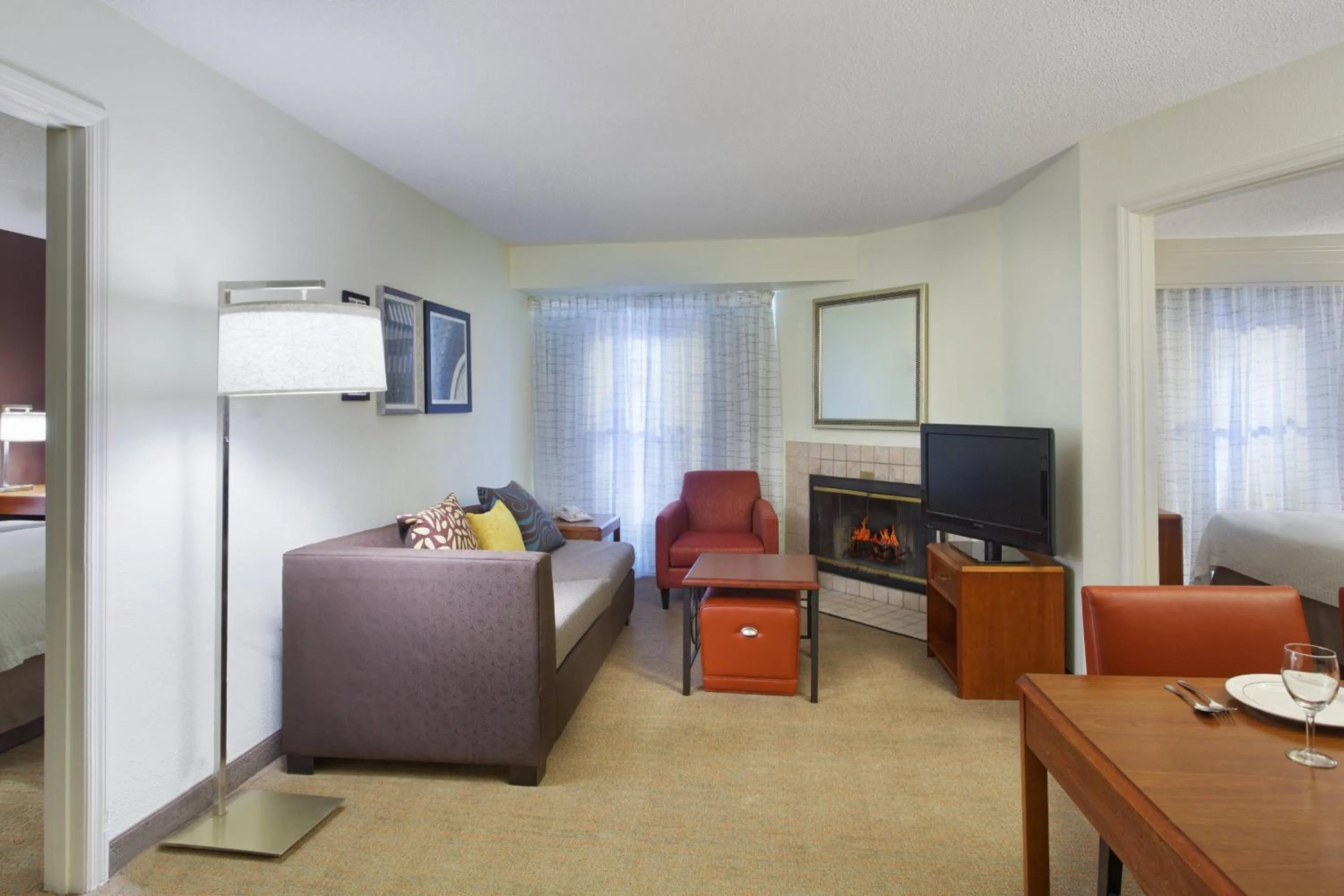Living room in Residence Inn Greenville-Spartanburg Airport