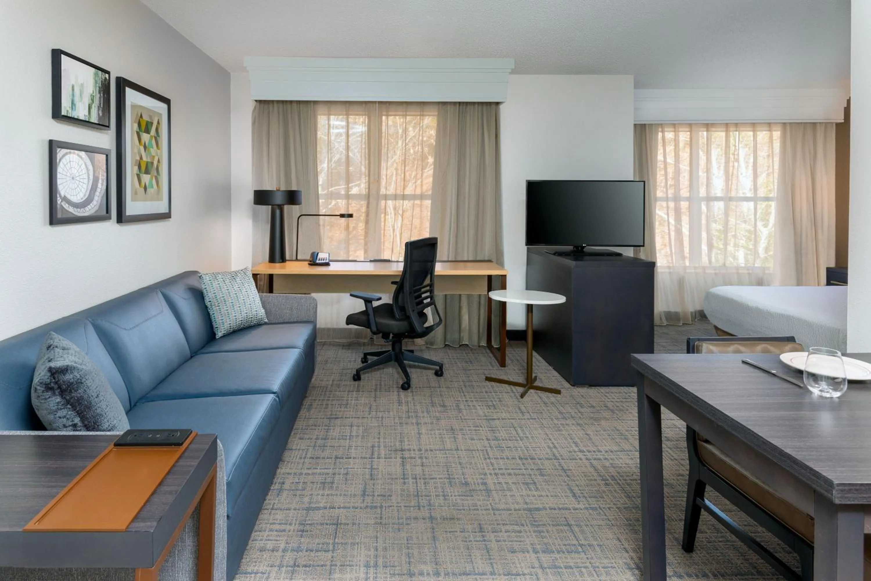 Living room in Residence Inn Greenville-Spartanburg Airport