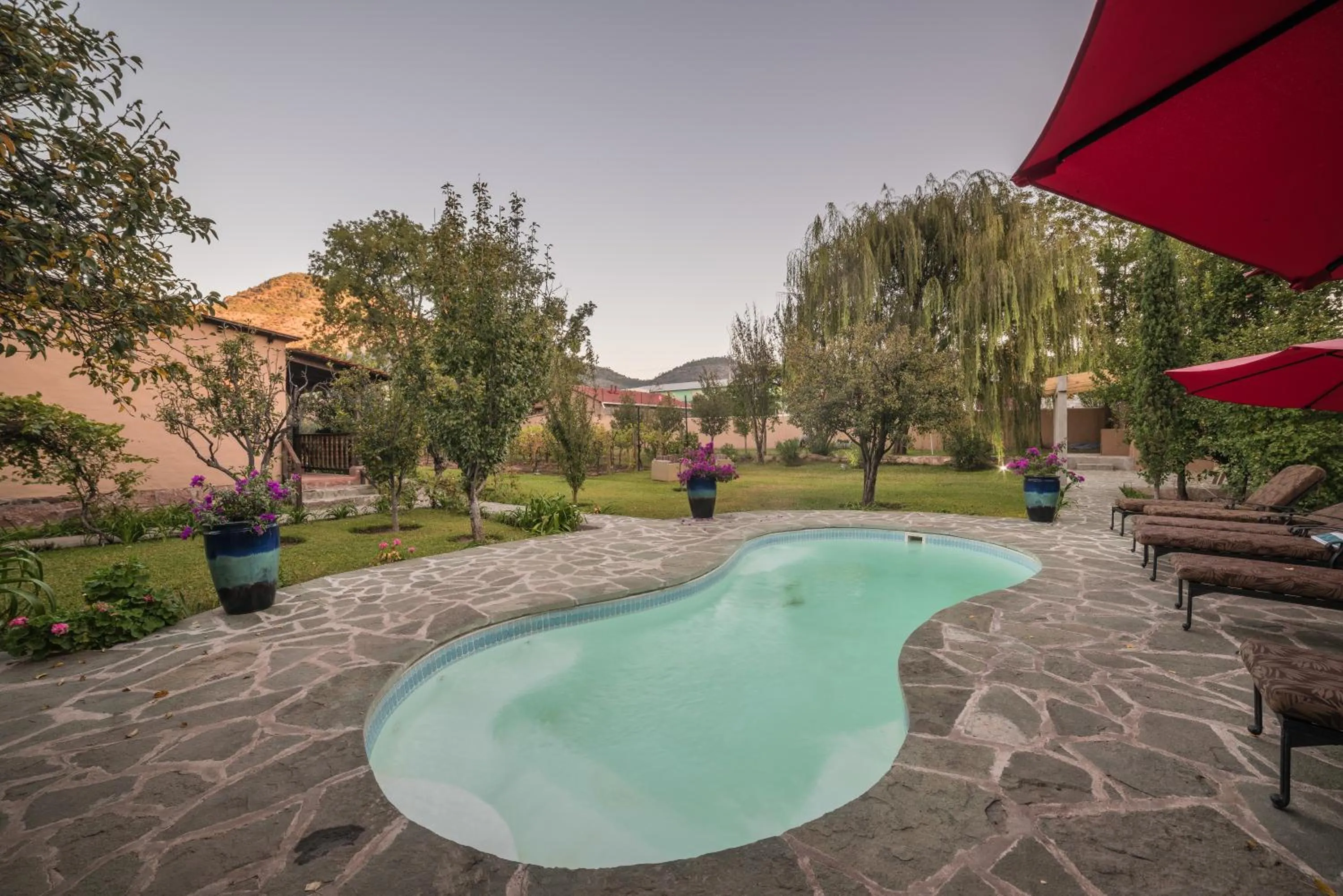 Swimming pool in Hotel Misión Cerocahui a Balderrama Hotel Collection