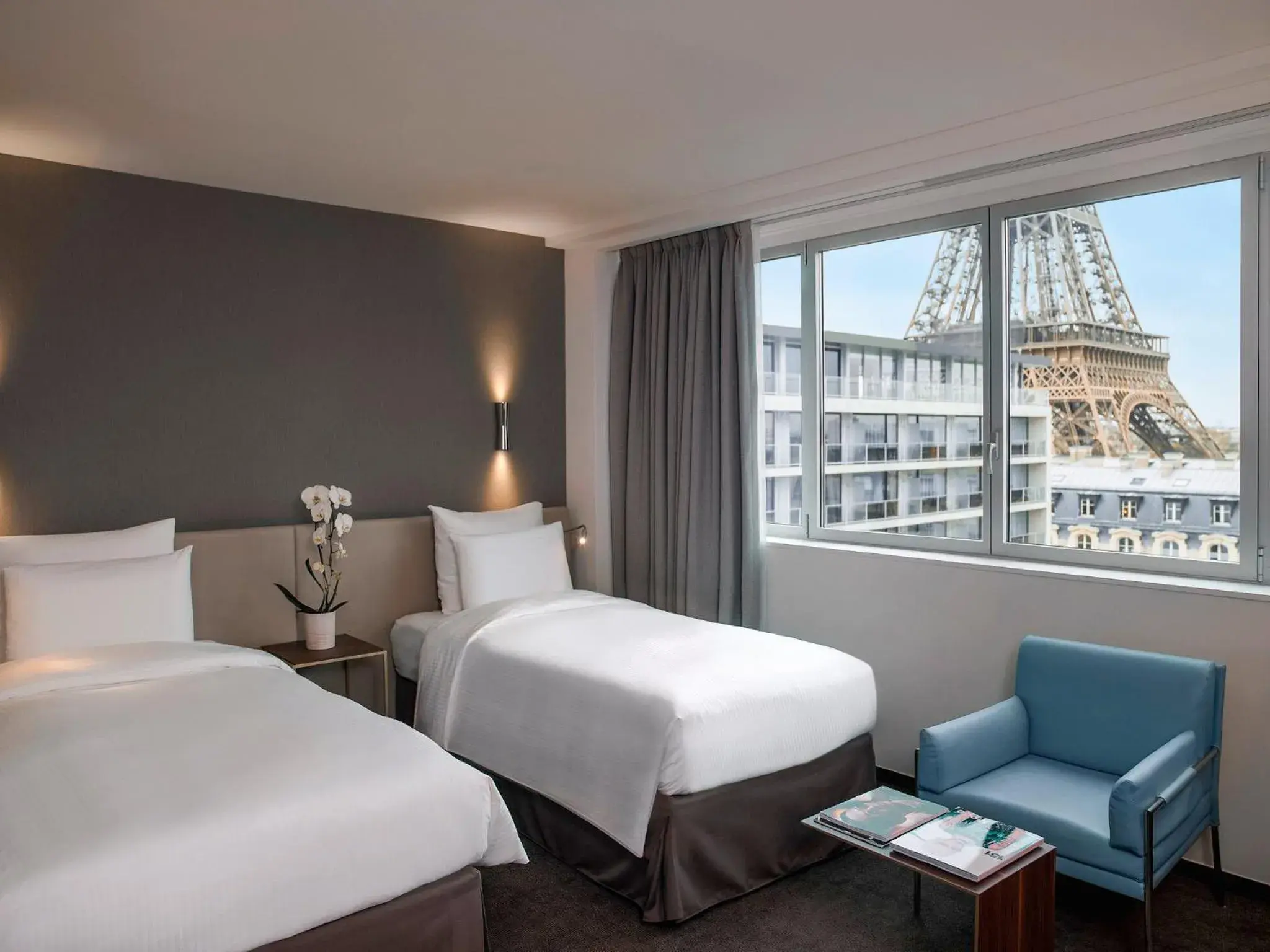 Superior Twin Room with Eiffel Tower View in Pullman Paris Tour Eiffel Superior Twin Room with Eiffel Tower View in Pullman Paris Tour Eiffel