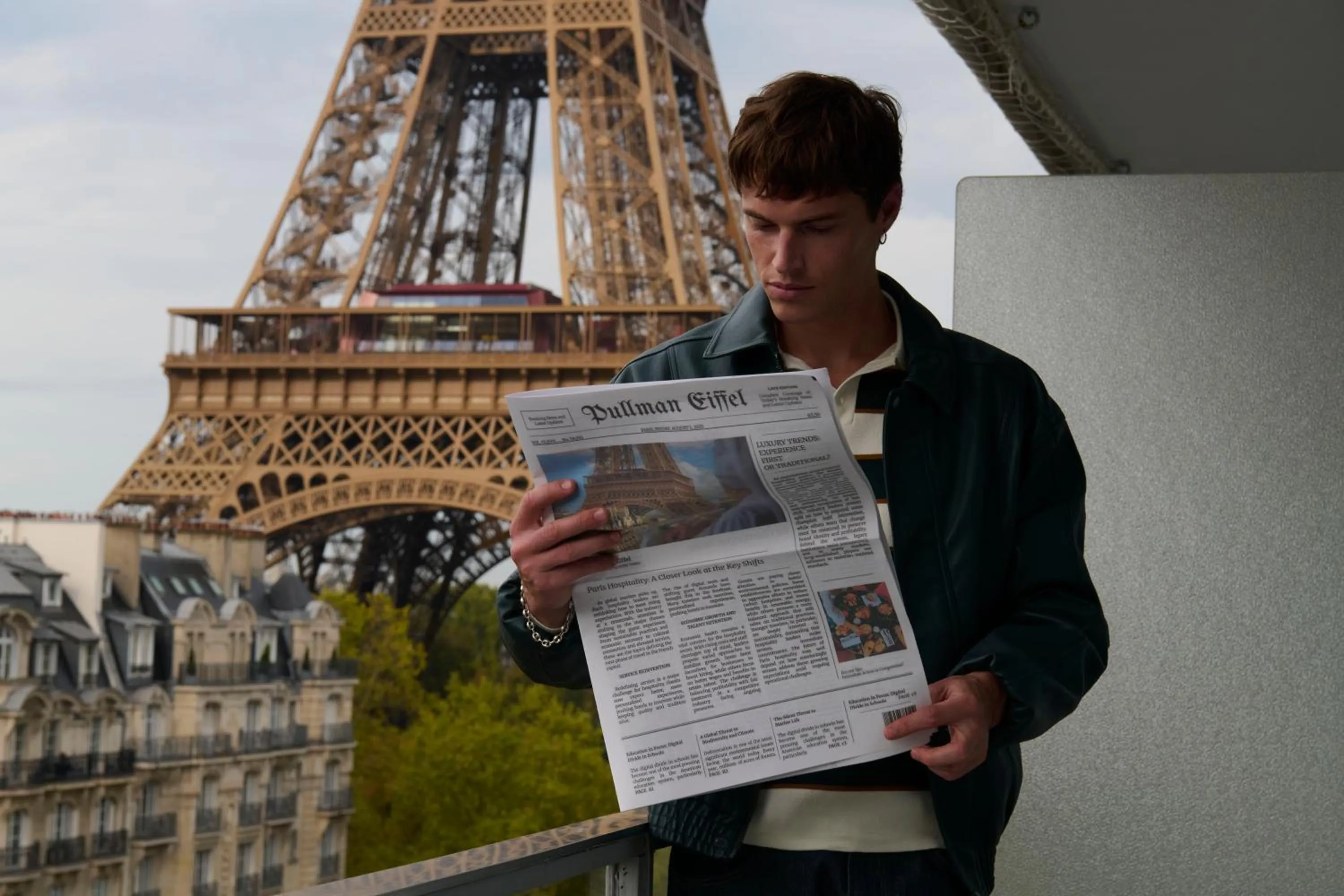 Balcony/Terrace in Pullman Paris Tour Eiffel