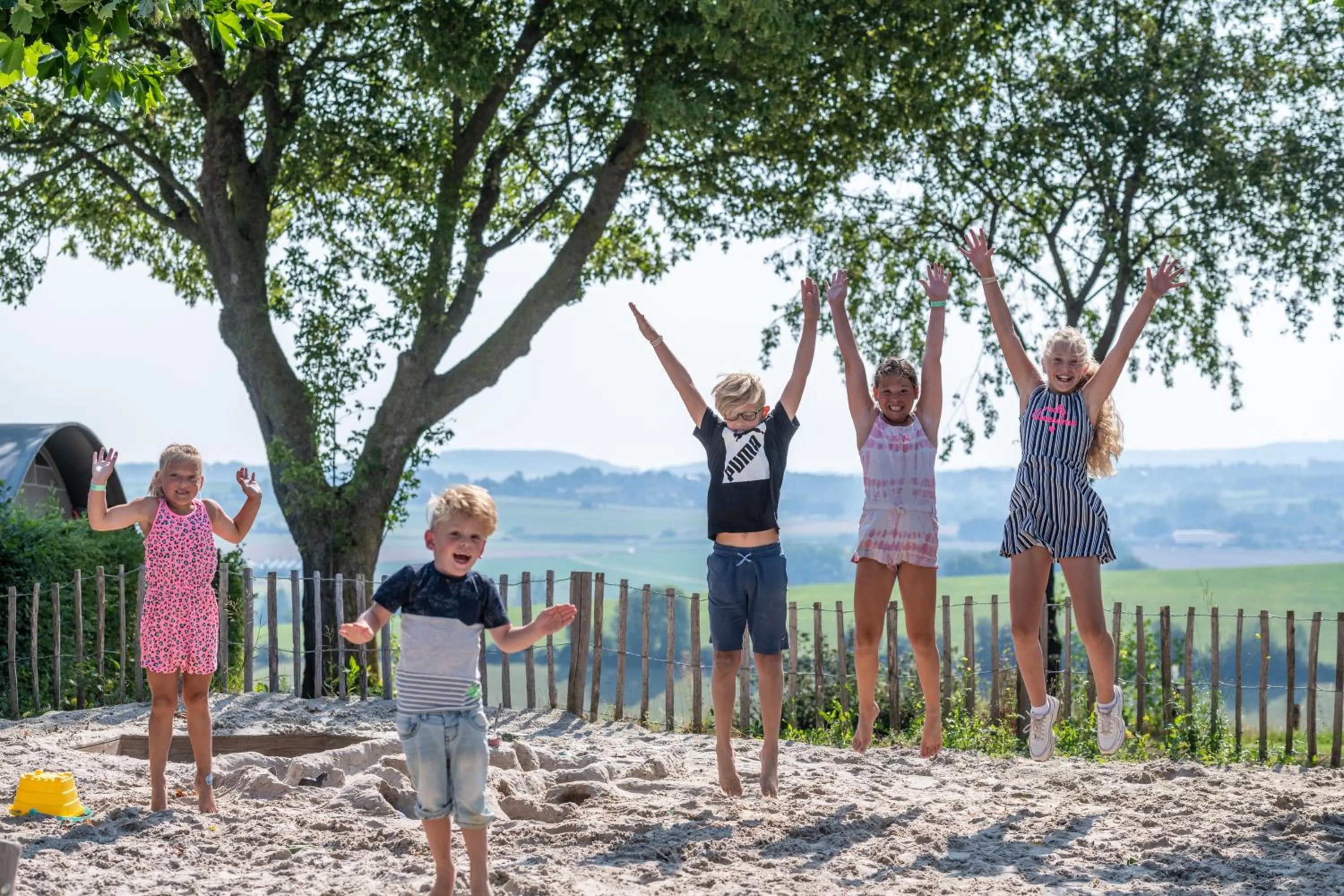 Children play ground in EuroParcs Gulperberg