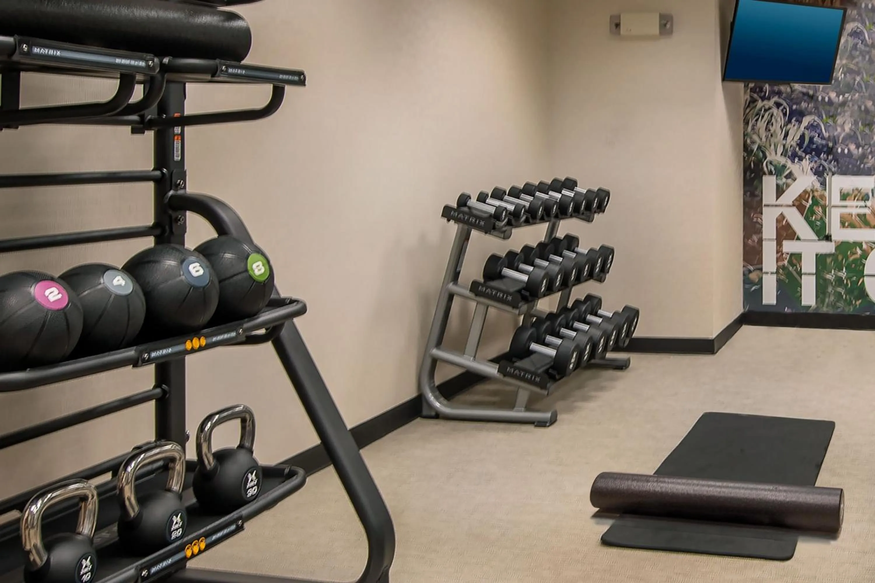 Fitness centre/facilities in SpringHill Suites Hagerstown