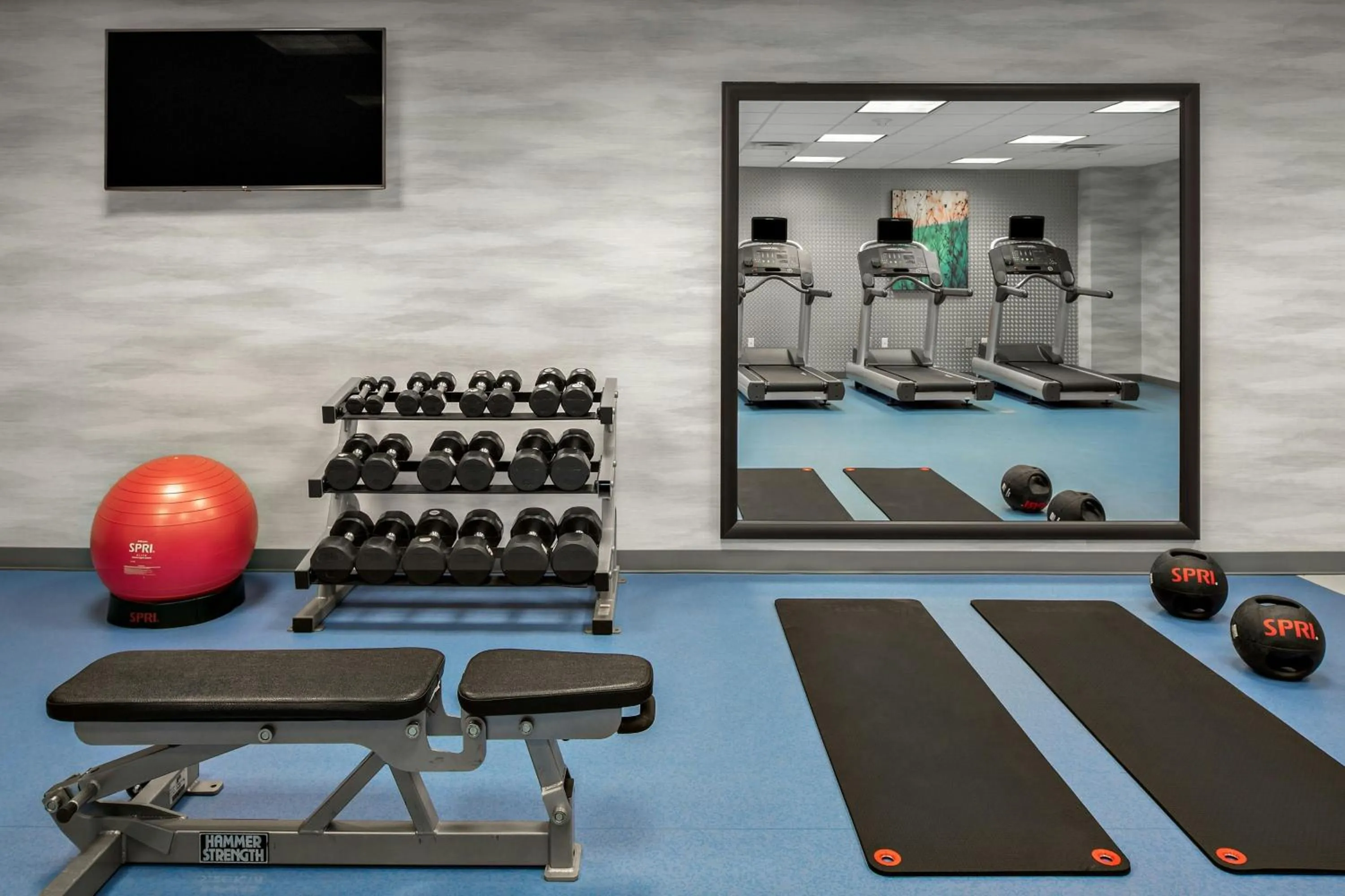 Fitness centre/facilities in Fairfield Inn & Suites by Marriott Hobbs
