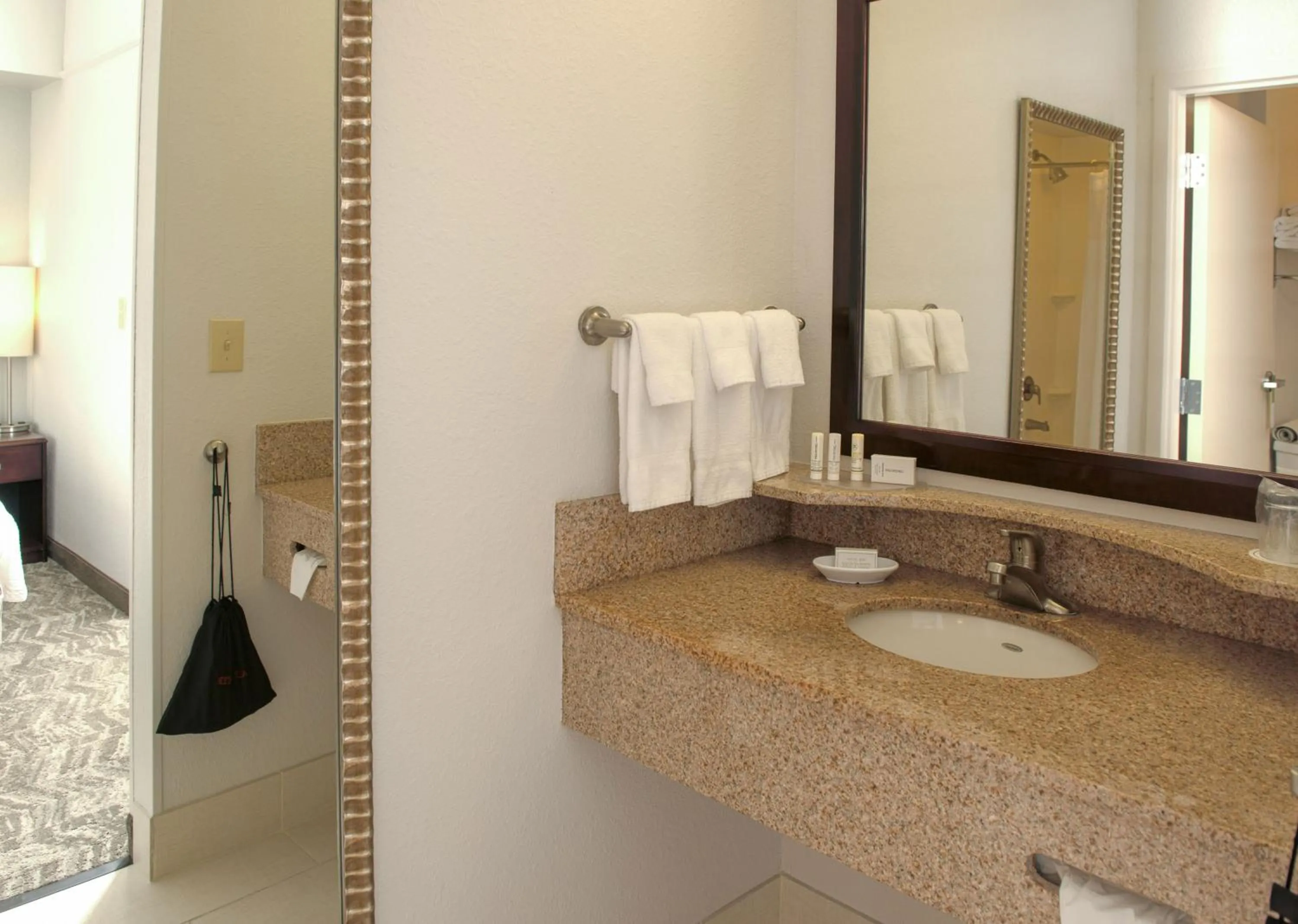 Bathroom in SpringHill Suites Houston Pearland