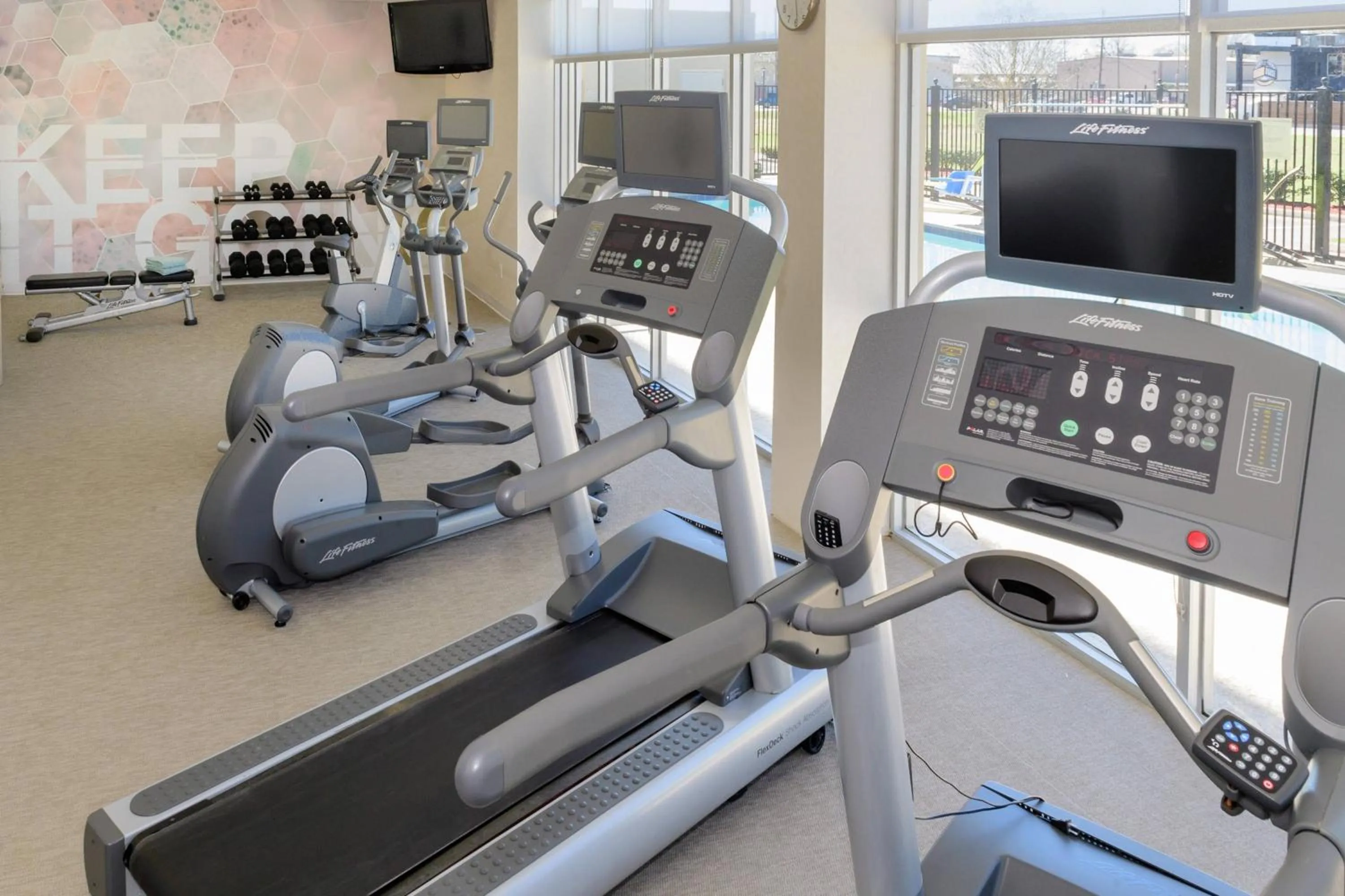 Fitness centre/facilities in SpringHill Suites Houston NASA/Seabrook