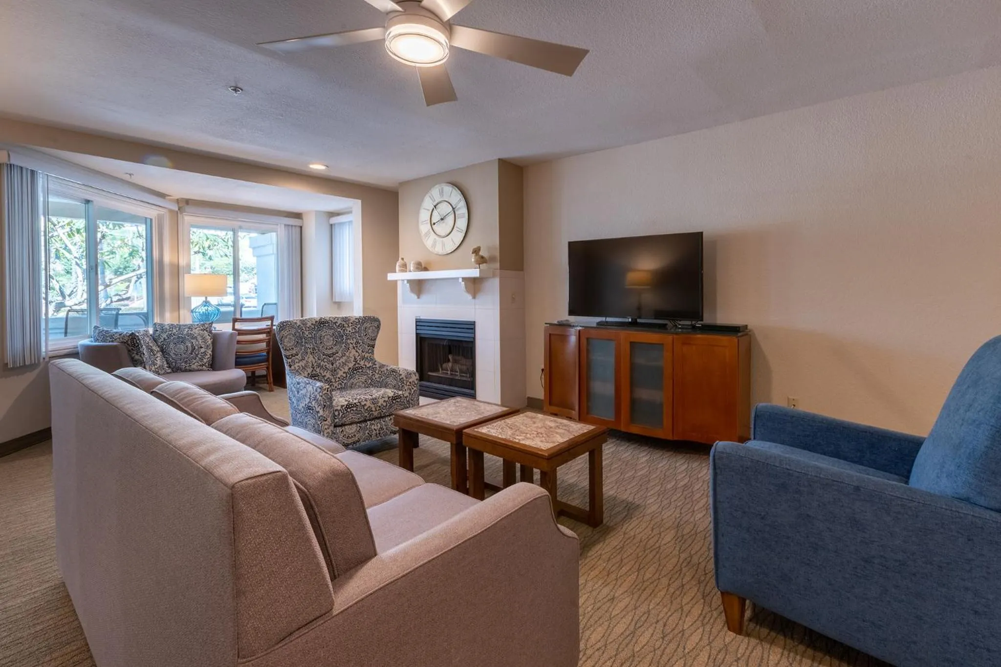 Living room in San Clemente Cove Resort