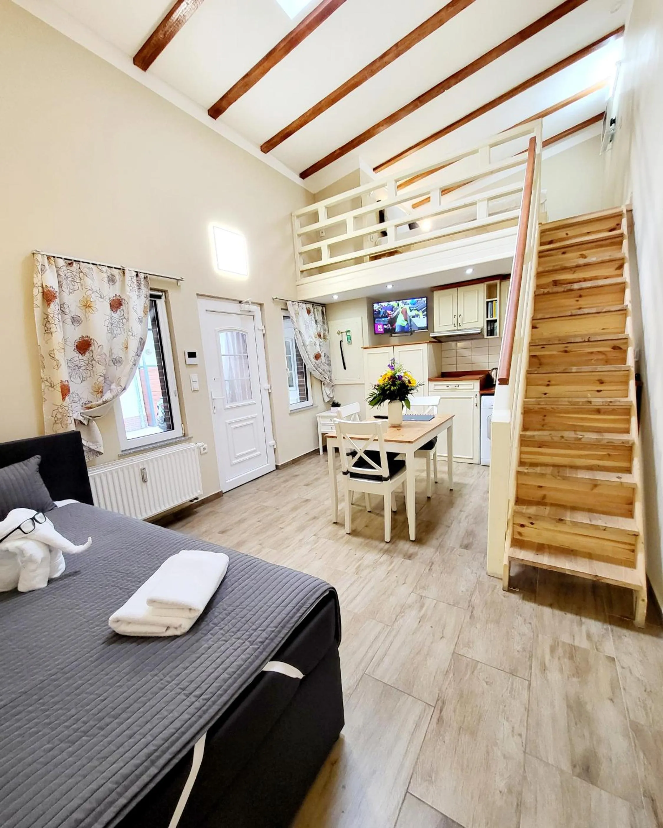 Living room in Marcel Apartments Leipzig