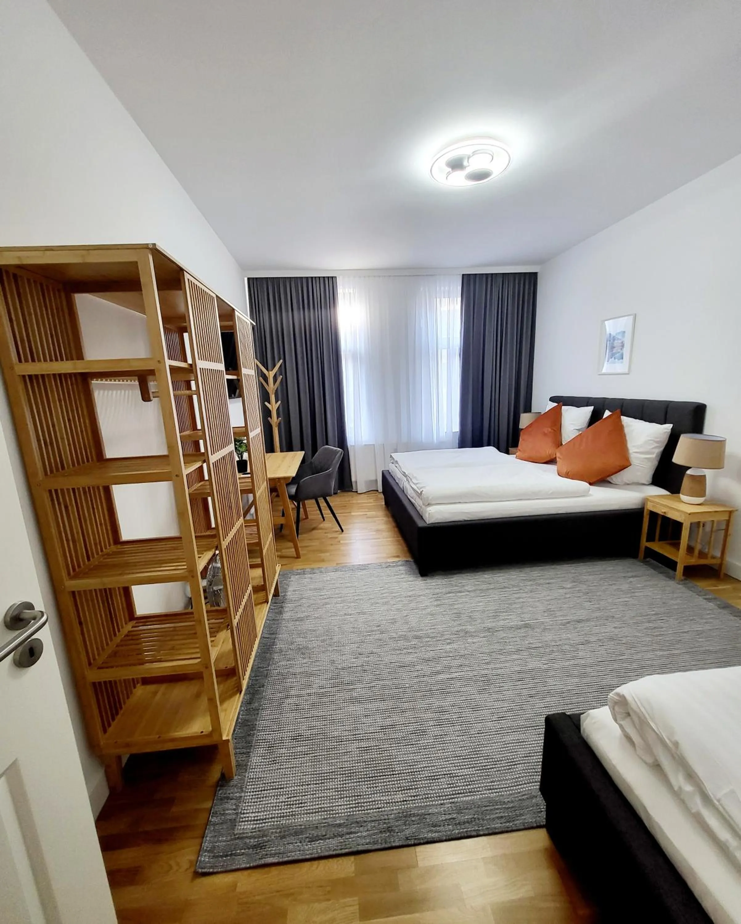 Photo of the whole room, Bed in Marcel Apartments Leipzig