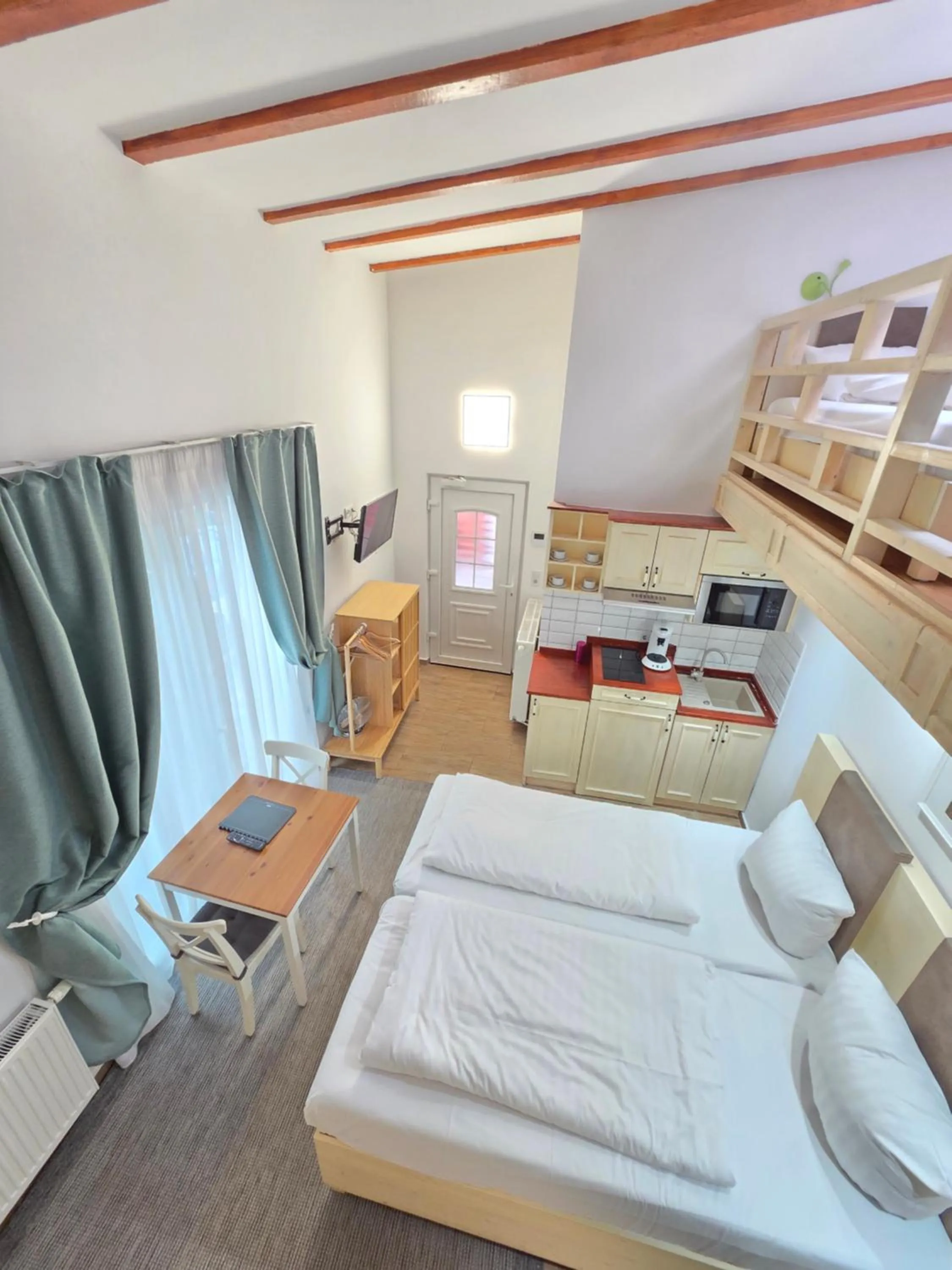 Bed in Marcel Apartments Leipzig