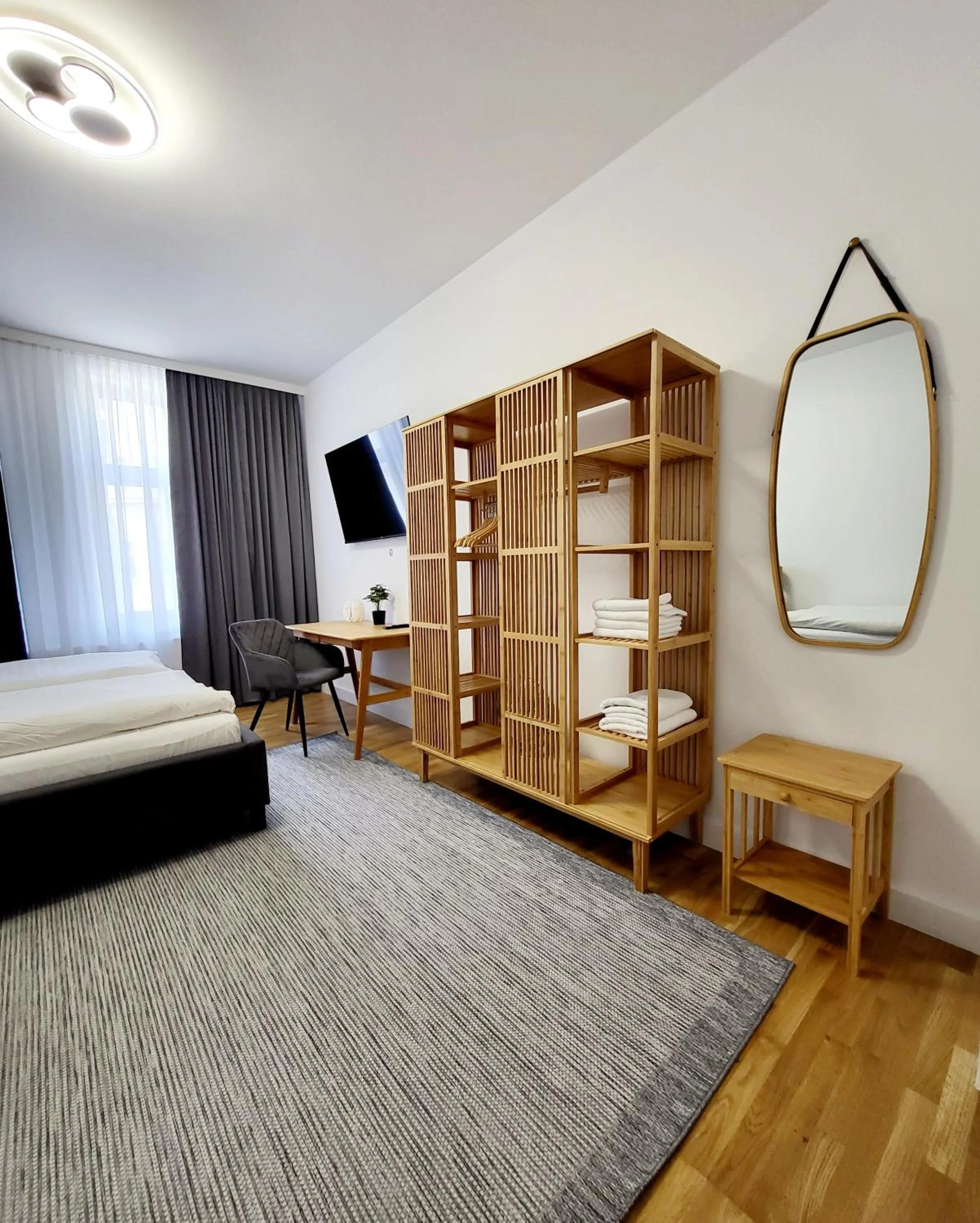 Bedroom, Bed in Marcel Apartments Leipzig