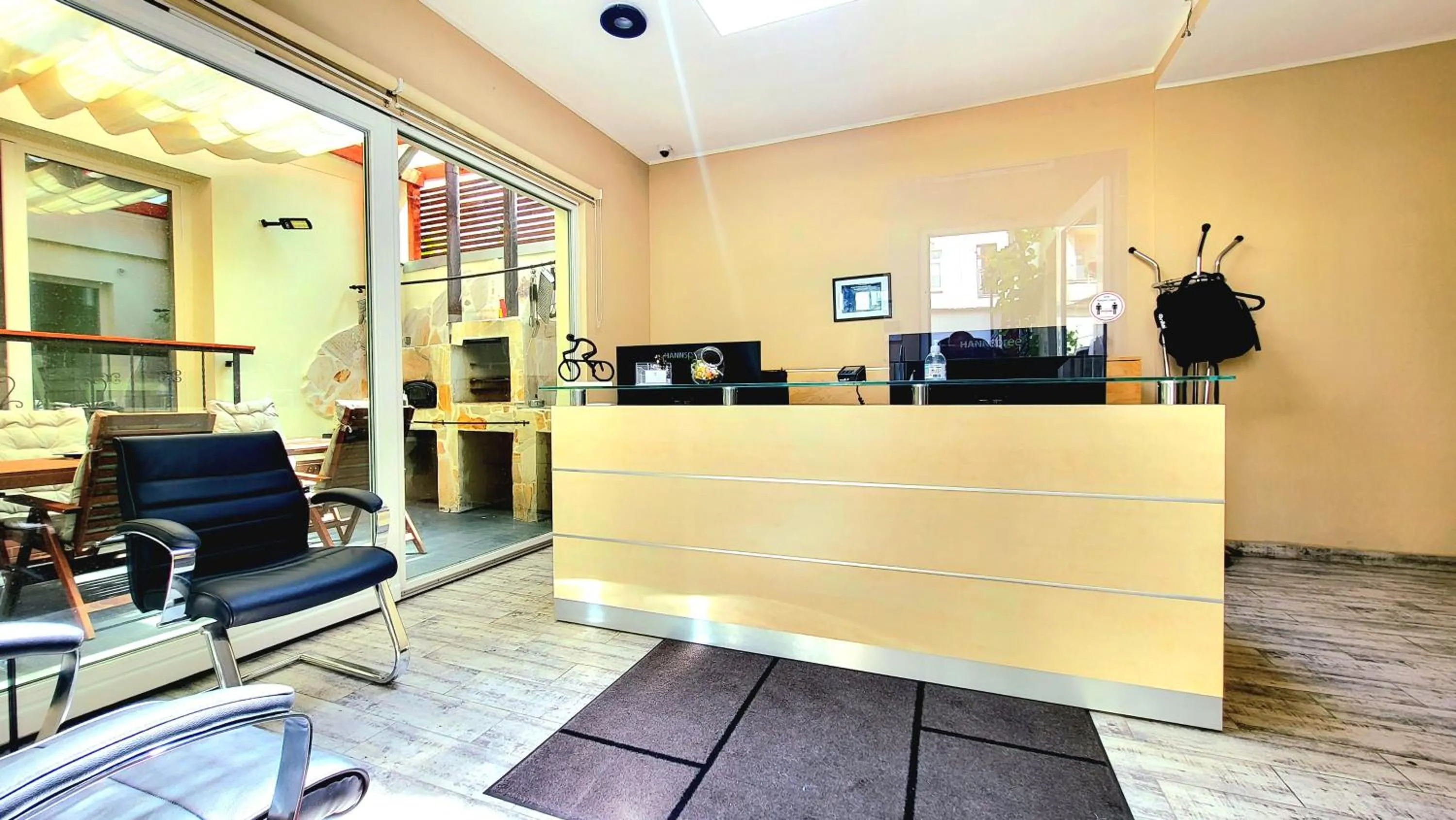 Lobby or reception in Marcel Apartments Leipzig