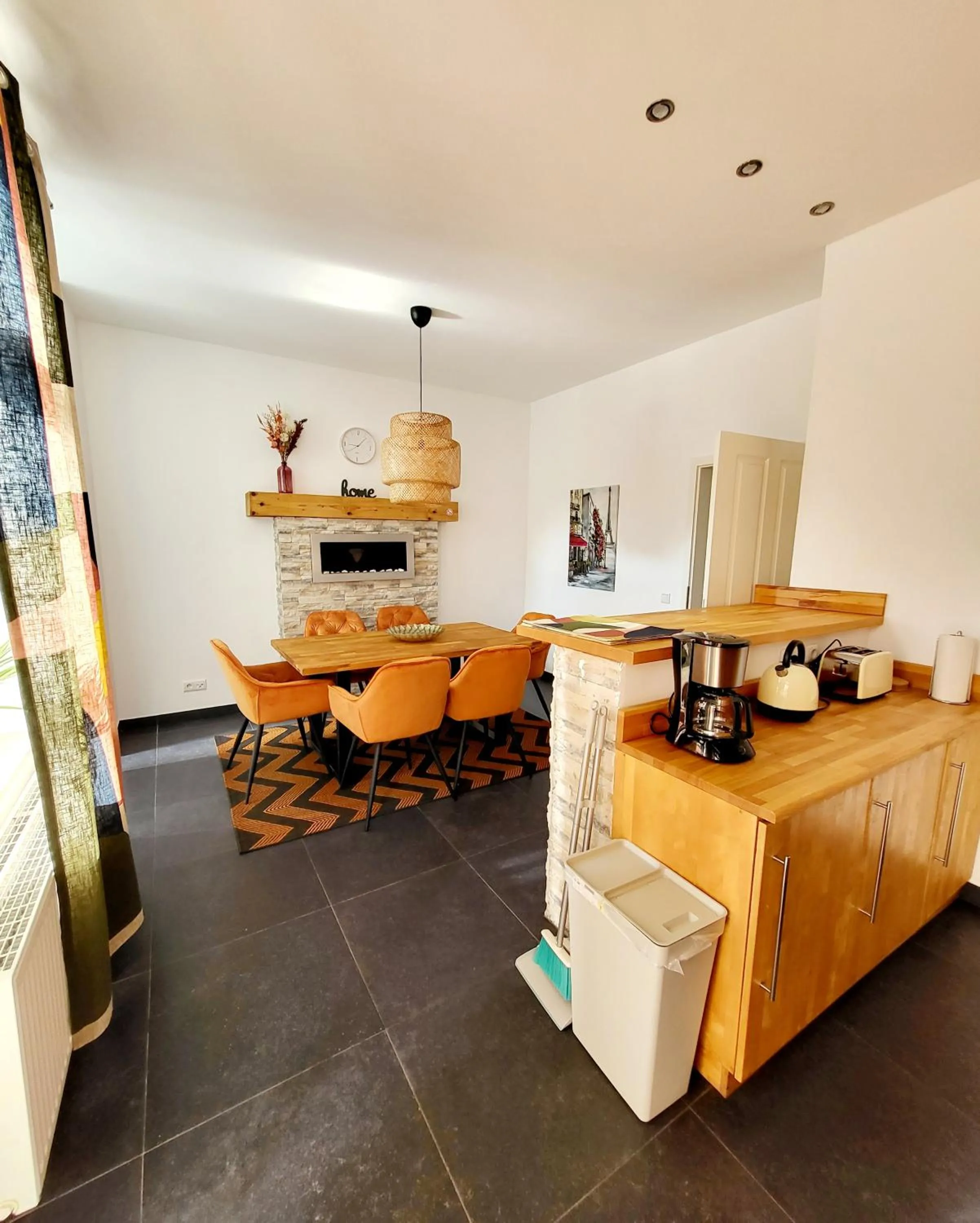 Kitchen or kitchenette in Marcel Apartments Leipzig