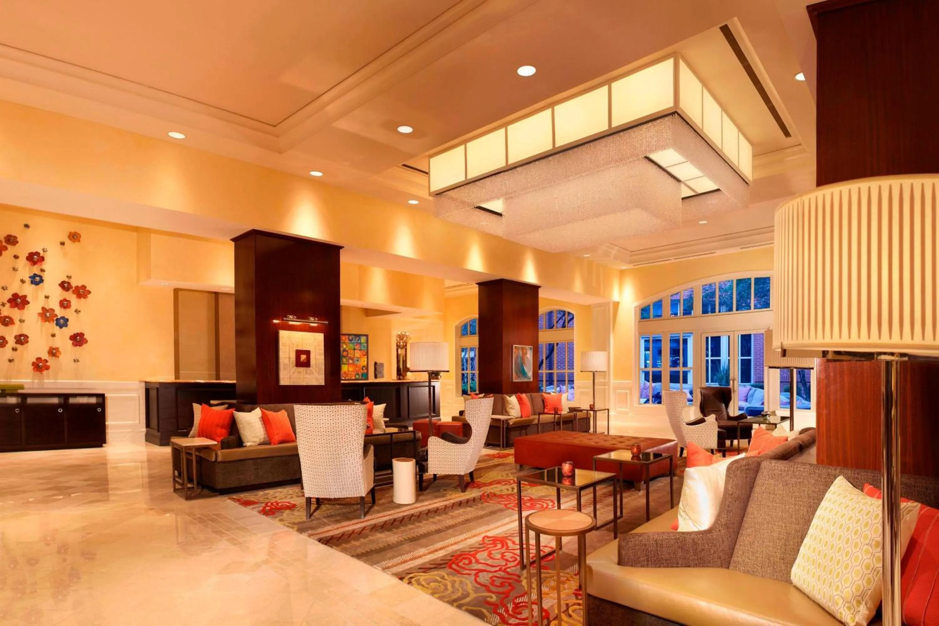 Lobby or reception in Houston Marriott Sugar Land