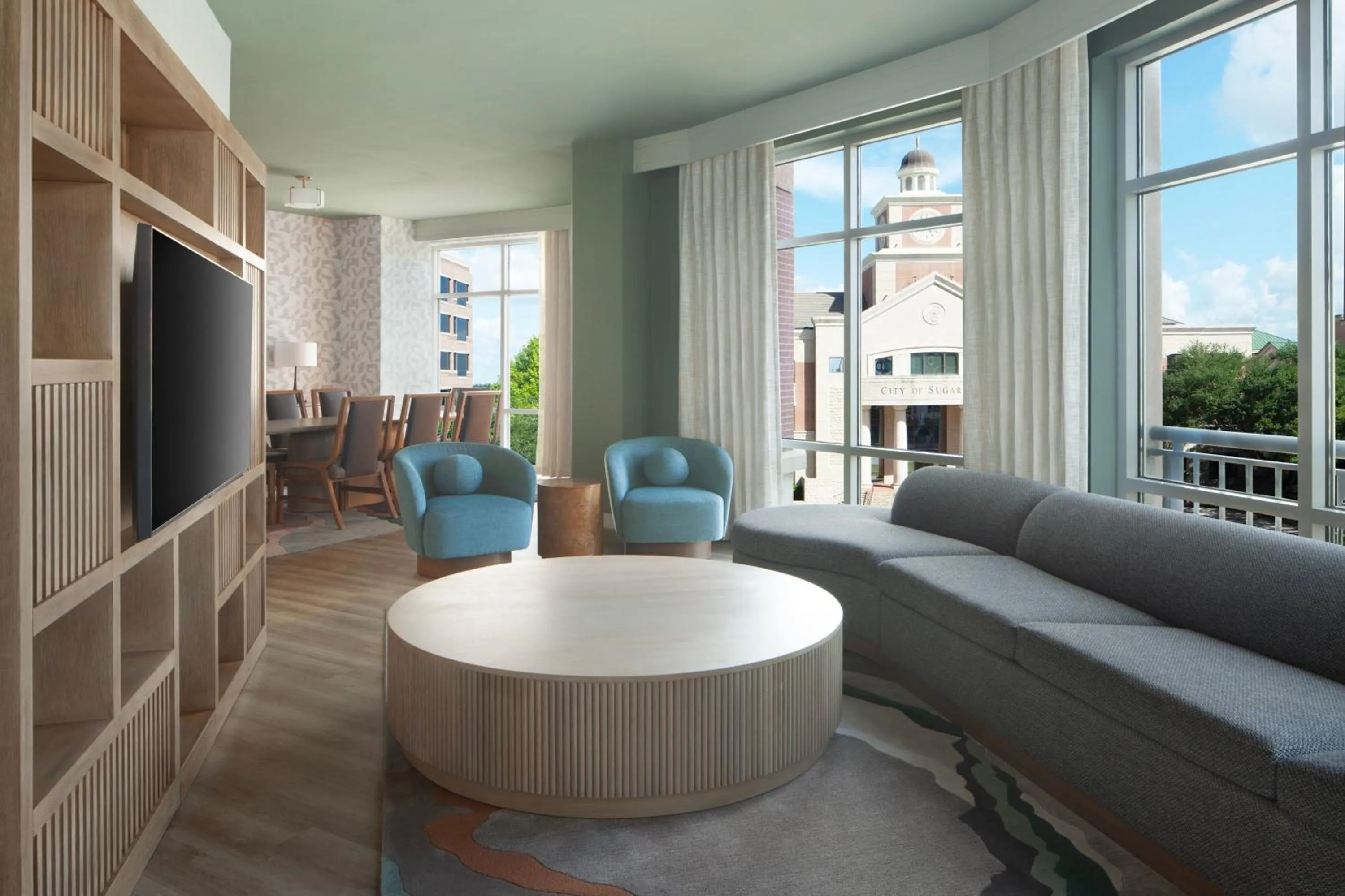 Photo of the whole room in Houston Marriott Sugar Land