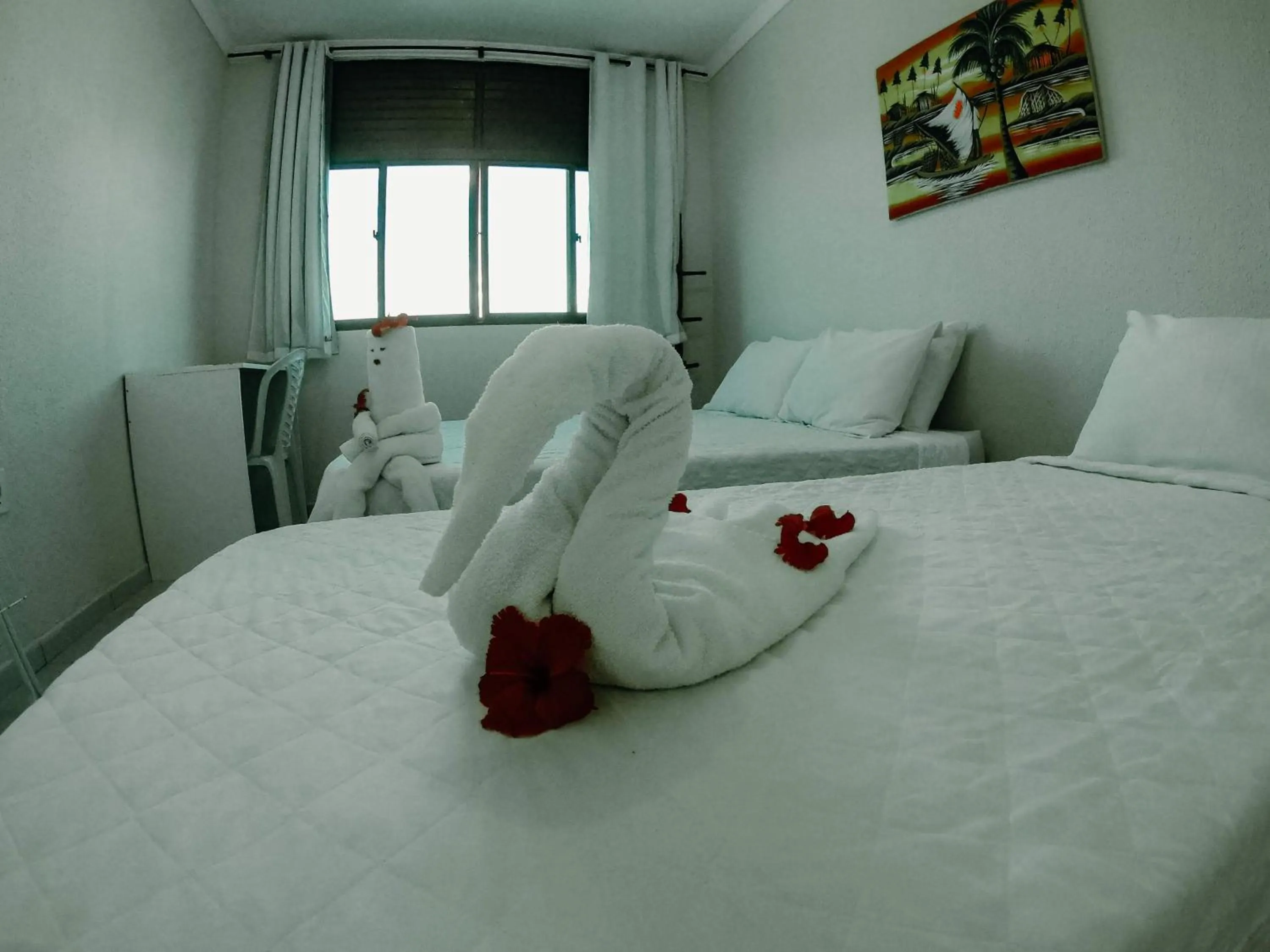 Bed in Pousada Sal e Mar Maracaipe