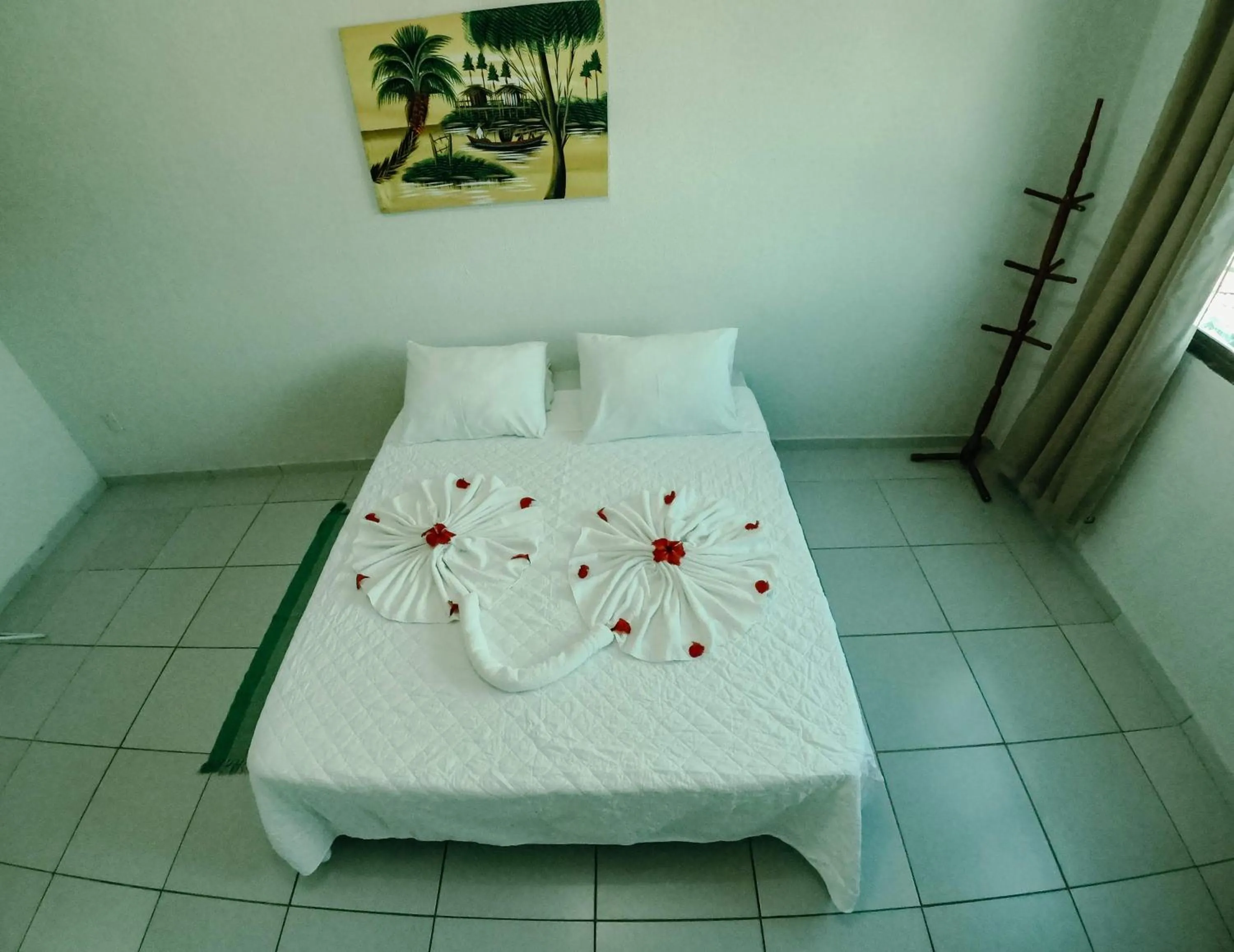 Bed in Pousada Sal e Mar Maracaipe