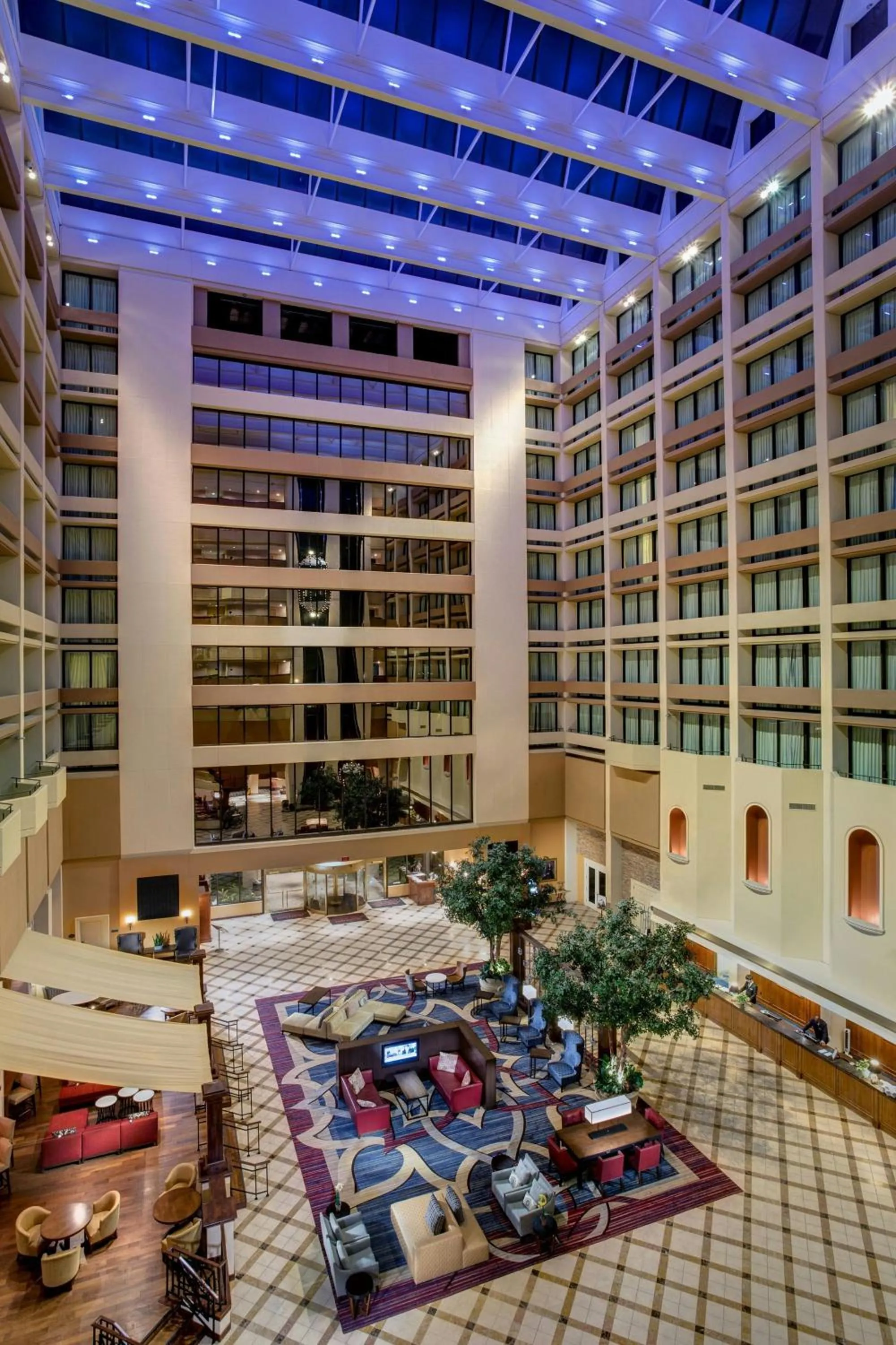 Lobby or reception in Houston Marriott Westchase