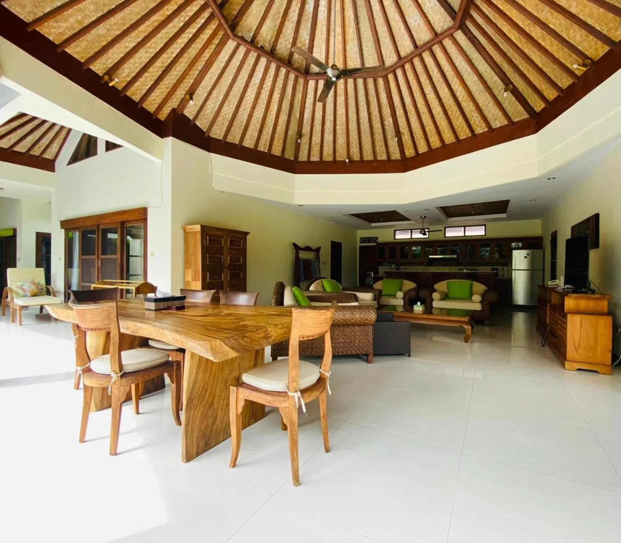 Dining area in Bali Jade Villas