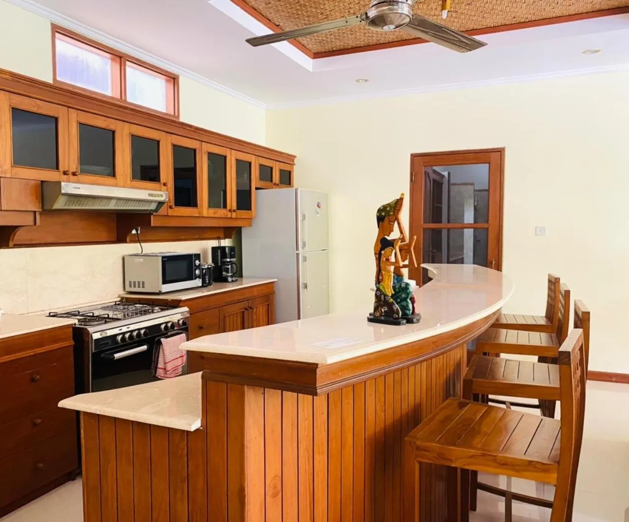 Kitchen or kitchenette in Bali Jade Villas