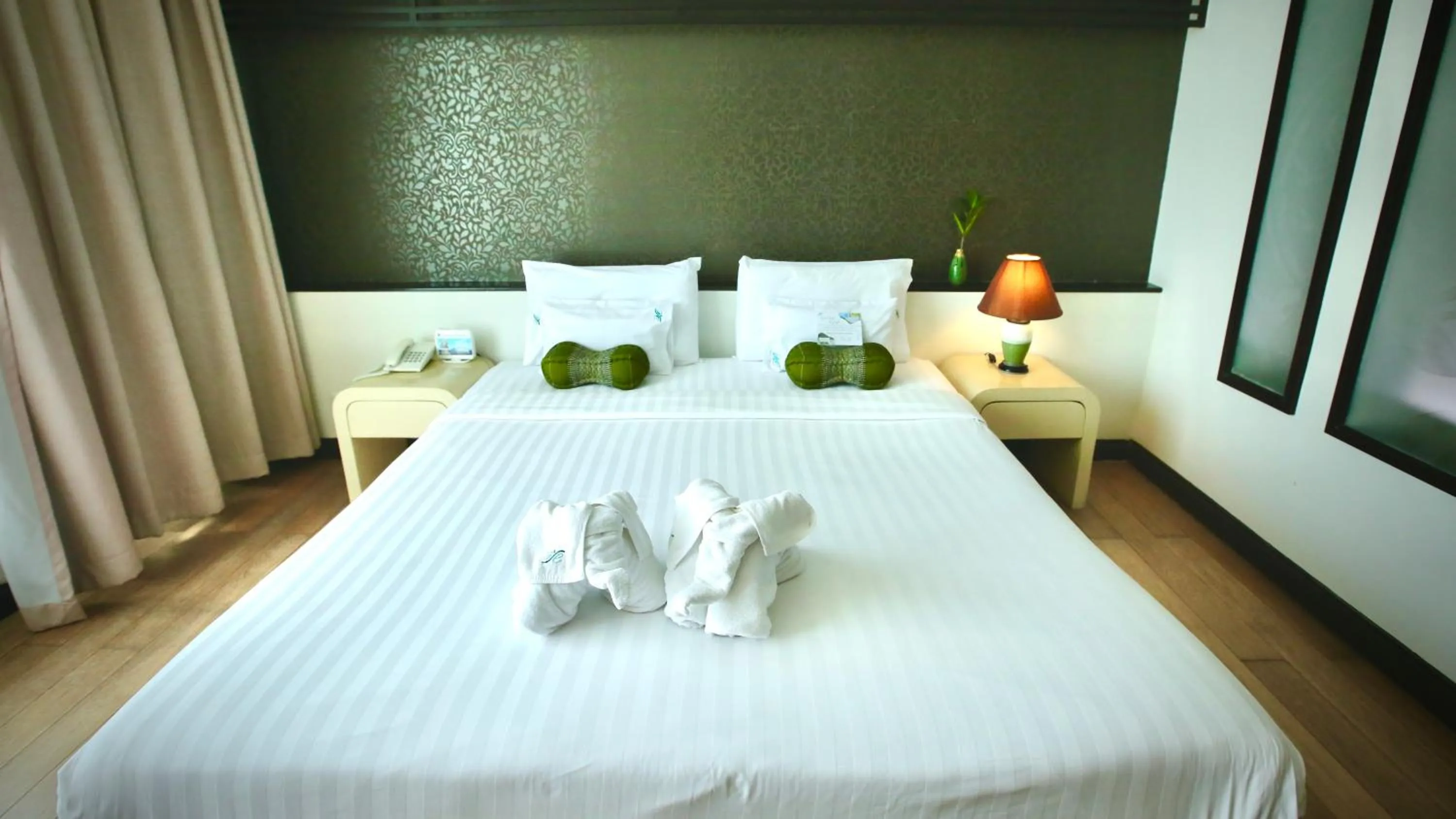 Bed in A-Te Chumphon Hotel - SHA Plus
