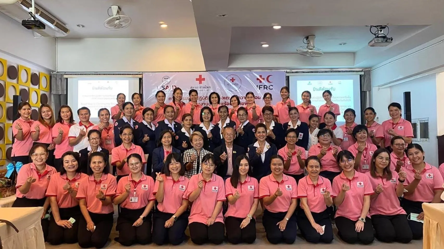 group of guests in A-Te Chumphon Hotel - SHA Plus