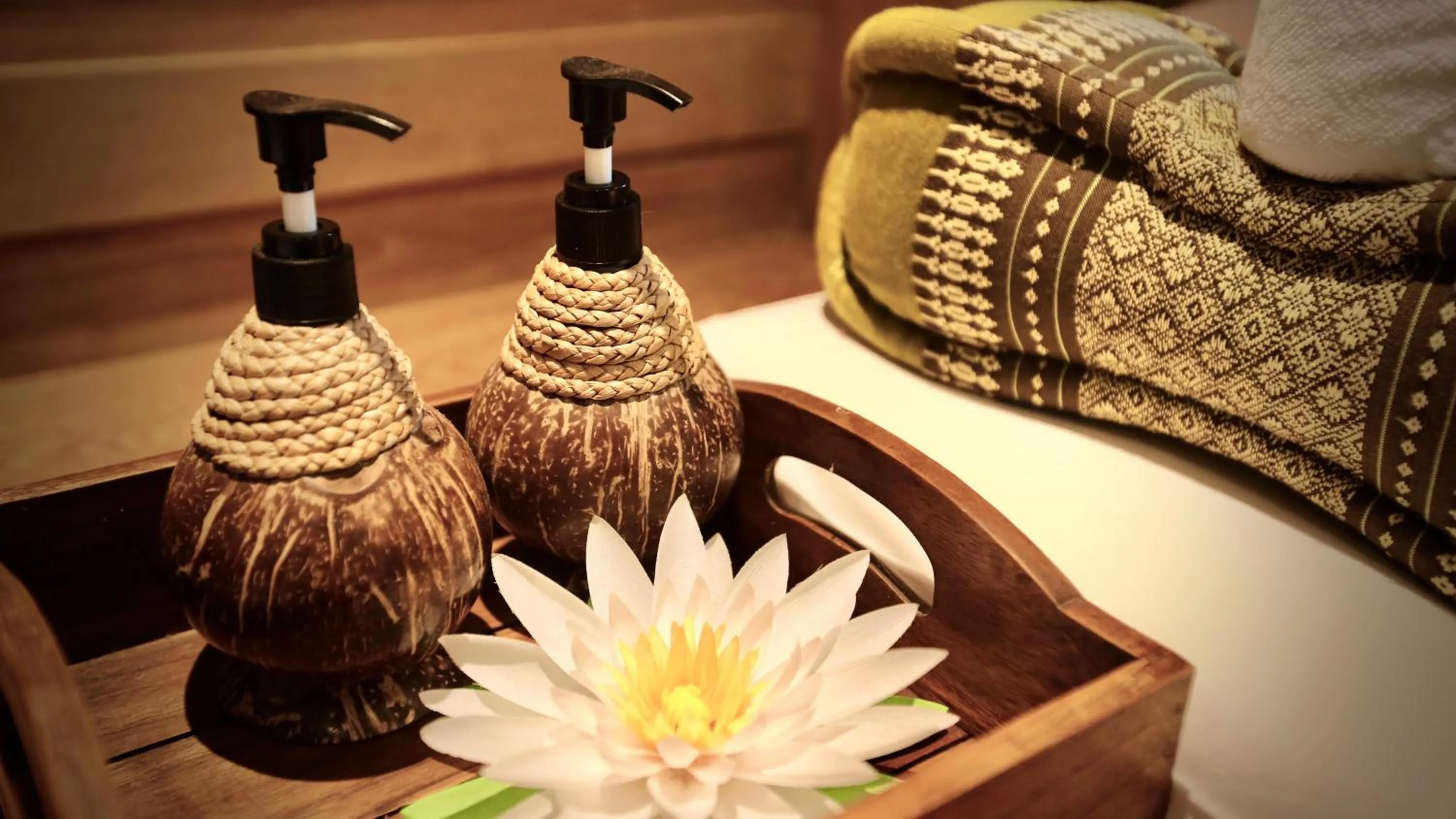 Decorative detail in A-Te Chumphon Hotel - SHA Plus