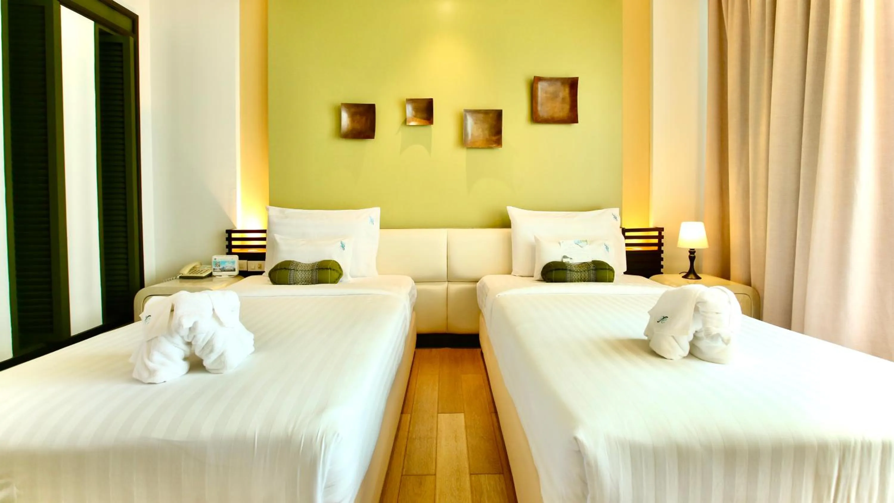 Bed in A-Te Chumphon Hotel - SHA Plus
