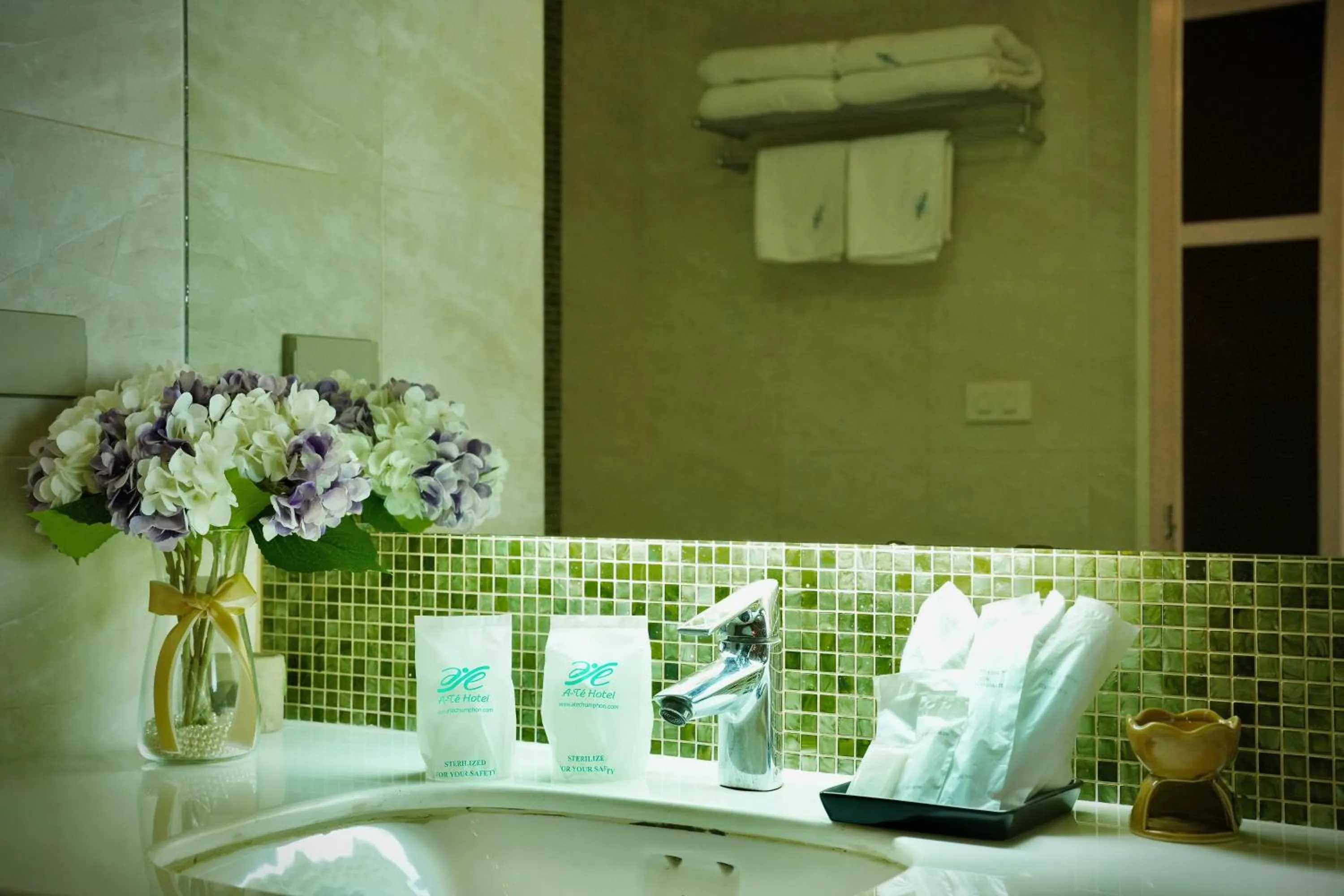 Bathroom in A-Te Chumphon Hotel - SHA Plus